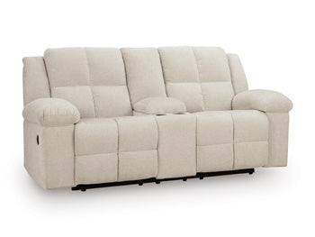 Orlen Reclining Loveseat with Console - Ideal Furniture (Fresno,CA)