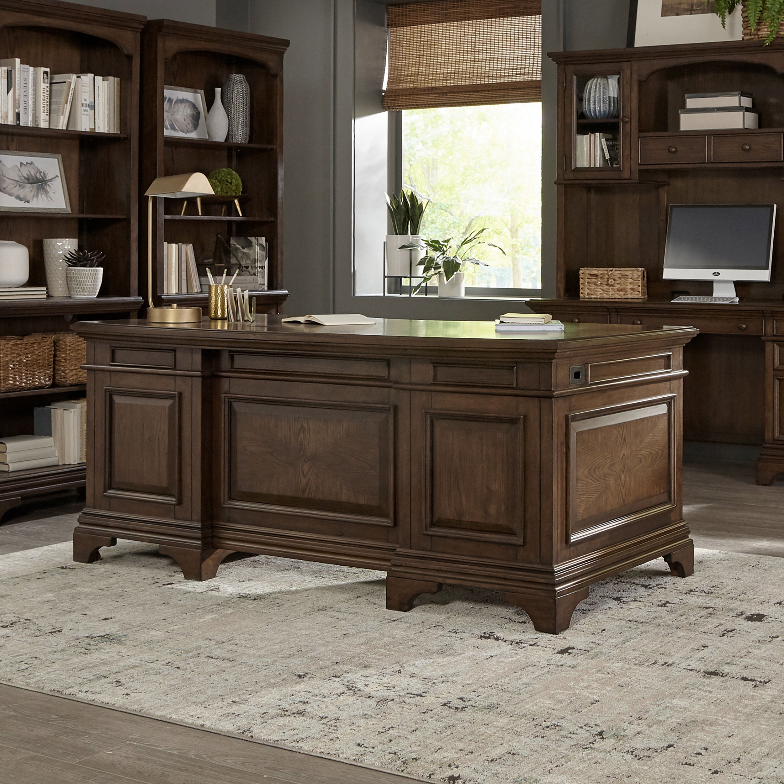 Hartshill Executive Desk - Ideal Furniture (Fresno,CA)