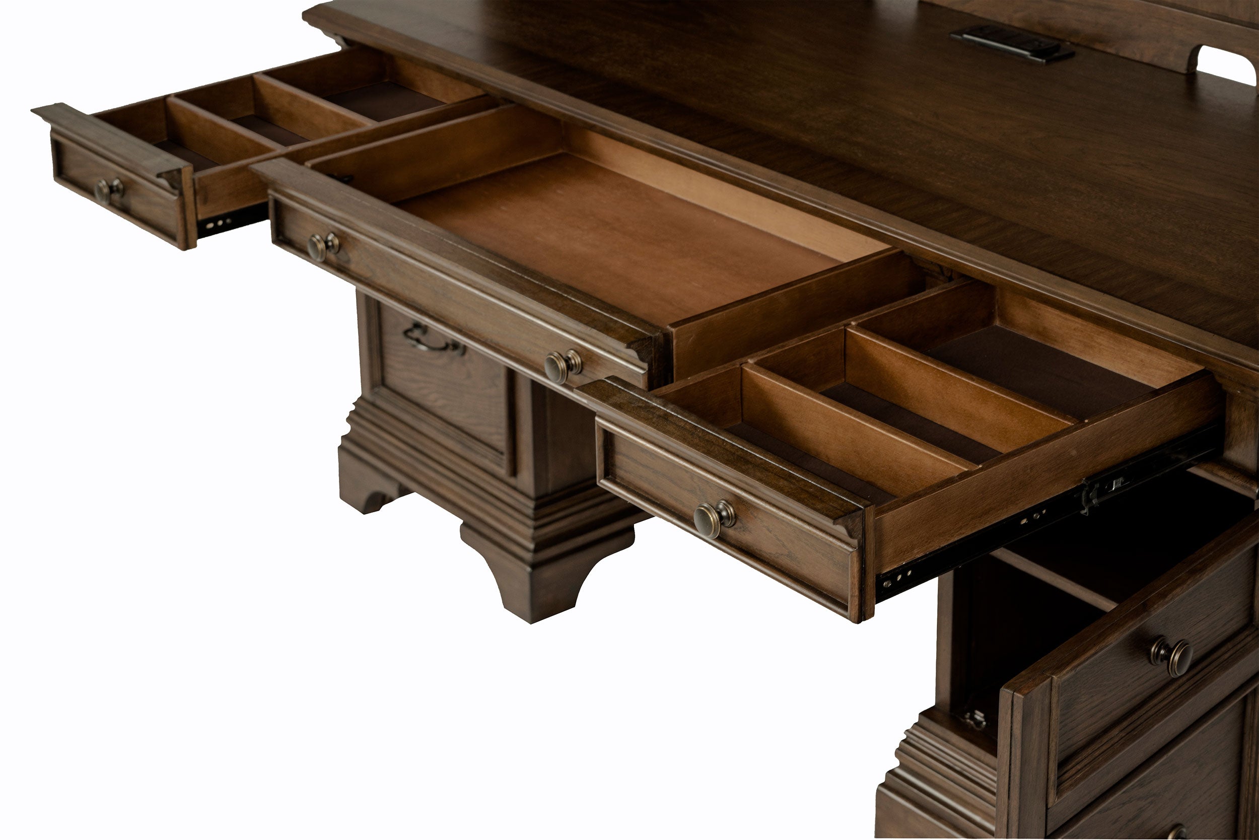 Hartshill Credenza Desk with Hutch - Ideal Furniture (Fresno,CA)