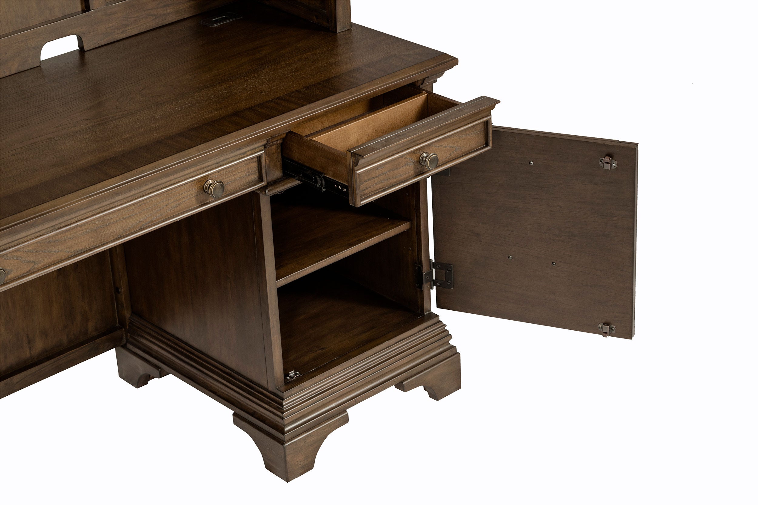 Hartshill Credenza Desk with Hutch - Ideal Furniture (Fresno,CA)