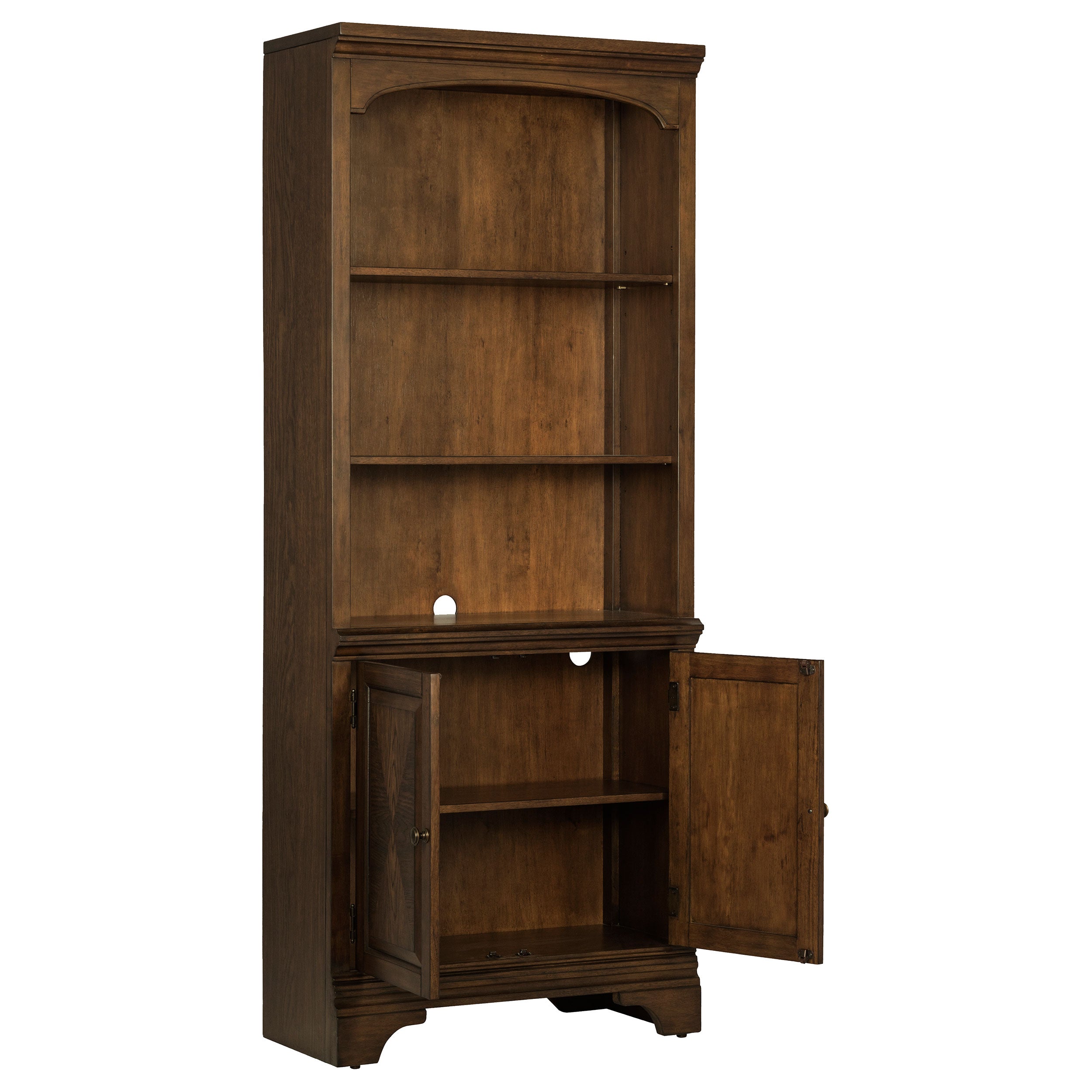 Hartshill Bookcase with Cabinet - Ideal Furniture (Fresno,CA)