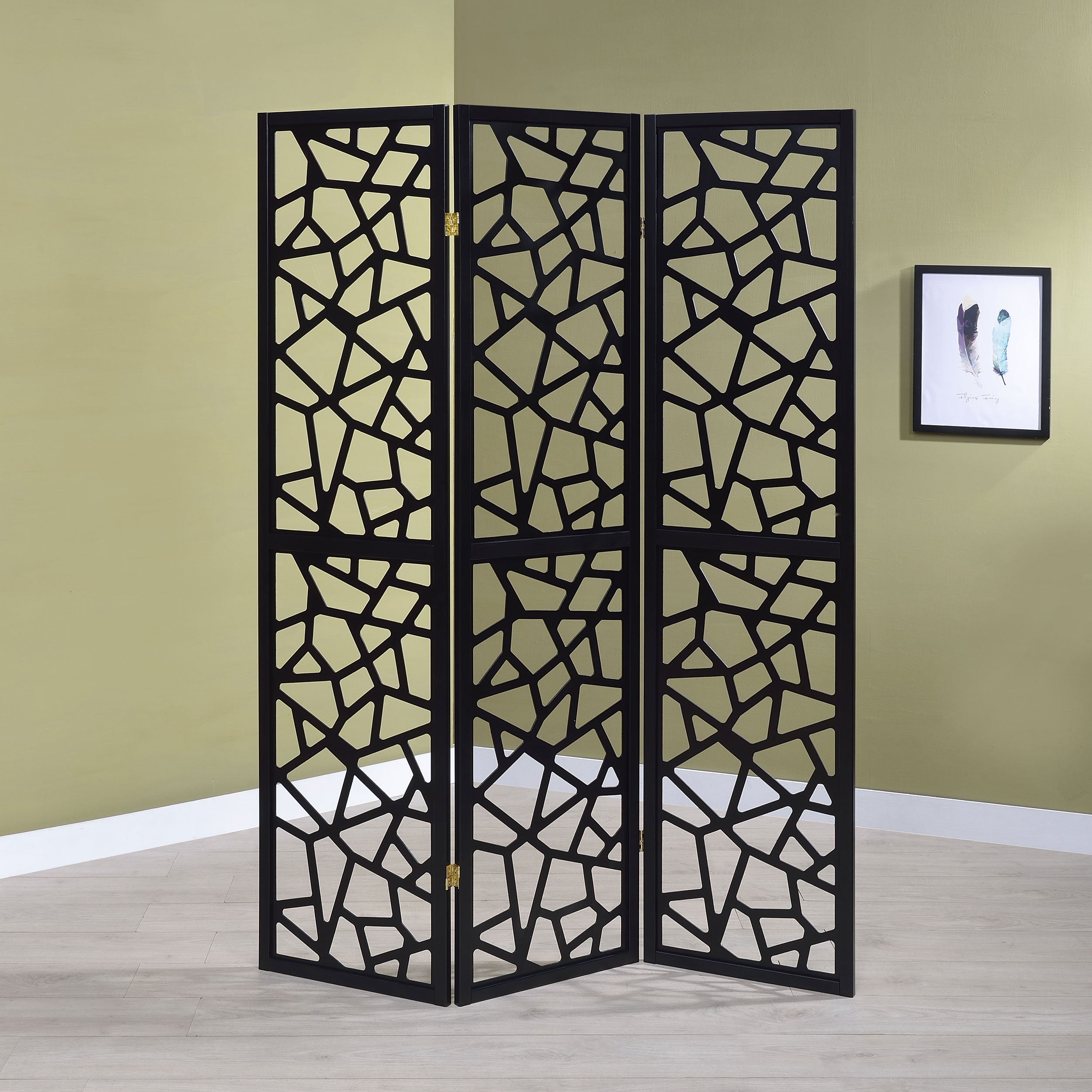 Nailan Three-Panel Room Divider - Ideal Furniture (Fresno,CA)