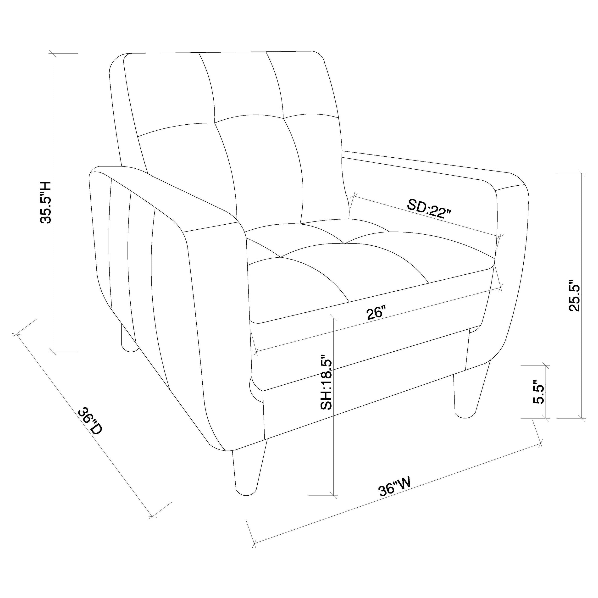 Aaron Accent Chair - Ideal Furniture (Fresno,CA)
