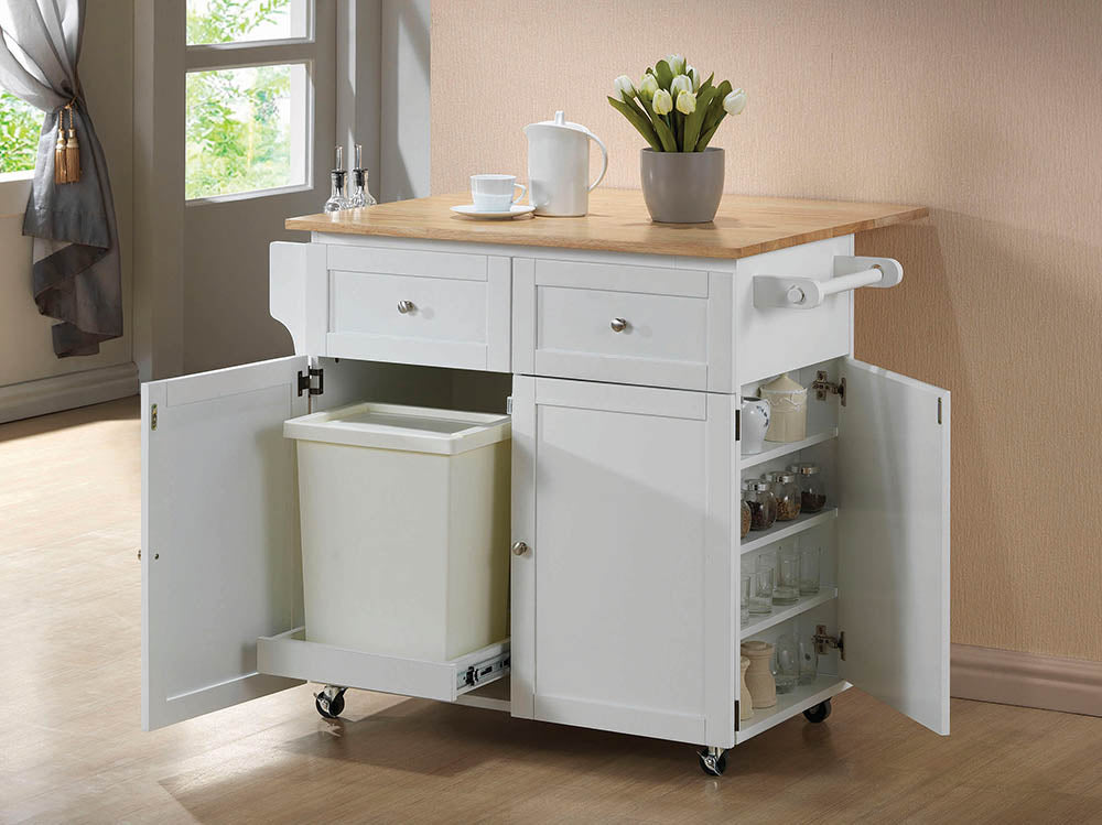 Jalen Kitchen Cart - Ideal Furniture (Fresno,CA)