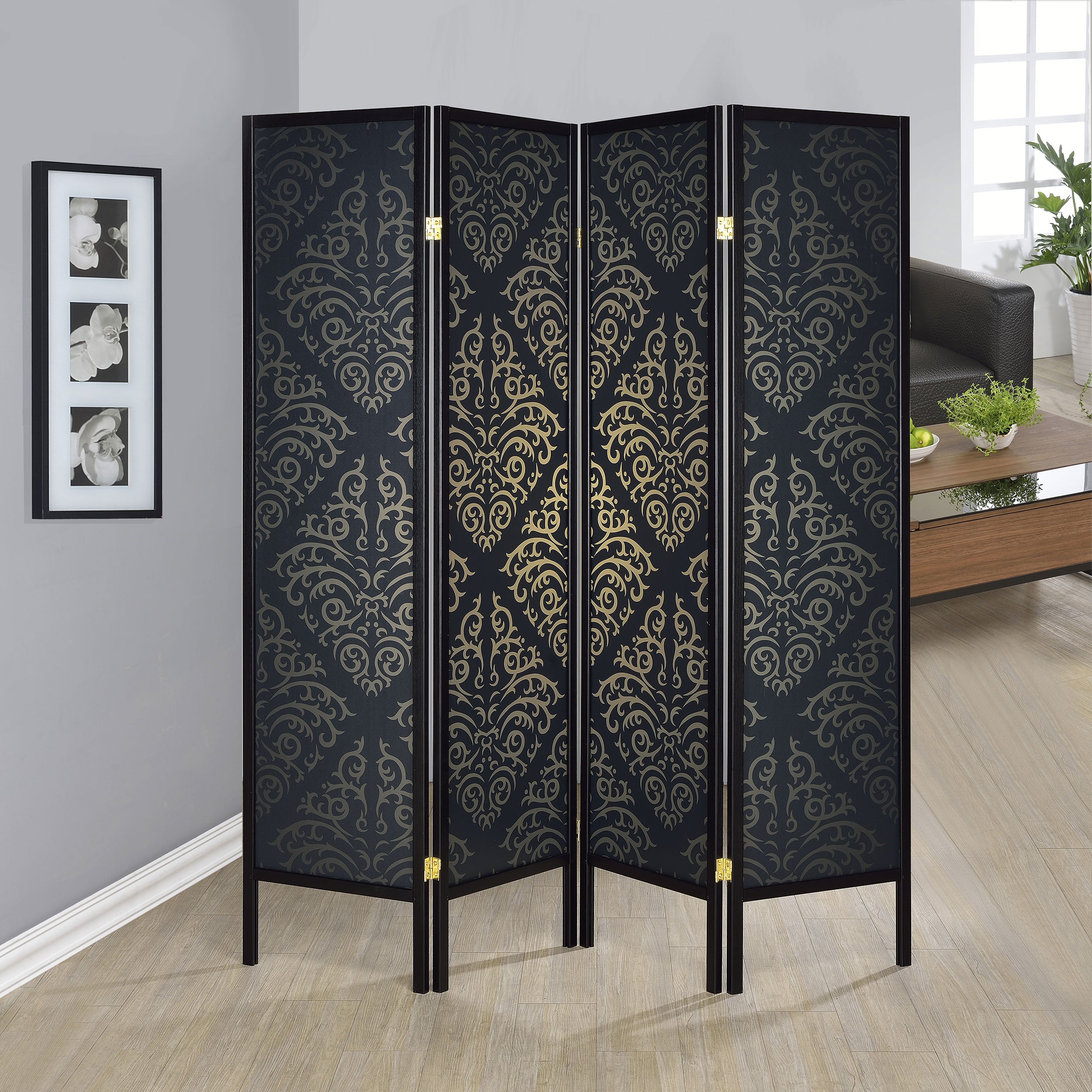 Haidera Four-Panel Room Divider - Ideal Furniture (Fresno,CA)