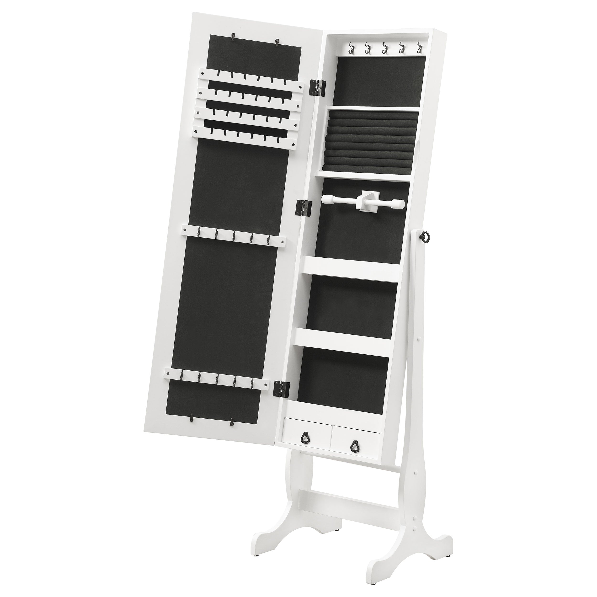 Batista Jewelry Cheval Mirror - Ideal Furniture (Fresno,CA)