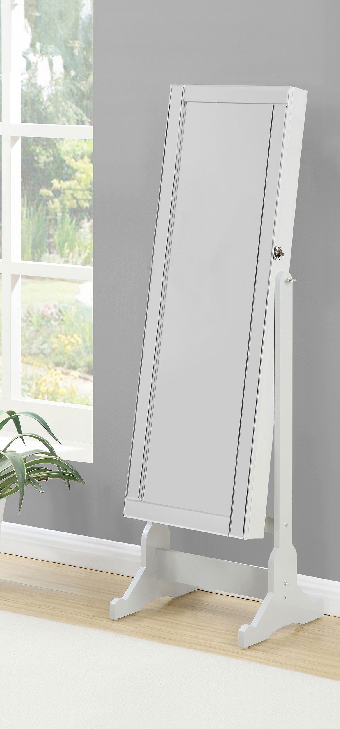 Yvonne Jewelry Cheval Mirror - Ideal Furniture (Fresno,CA)