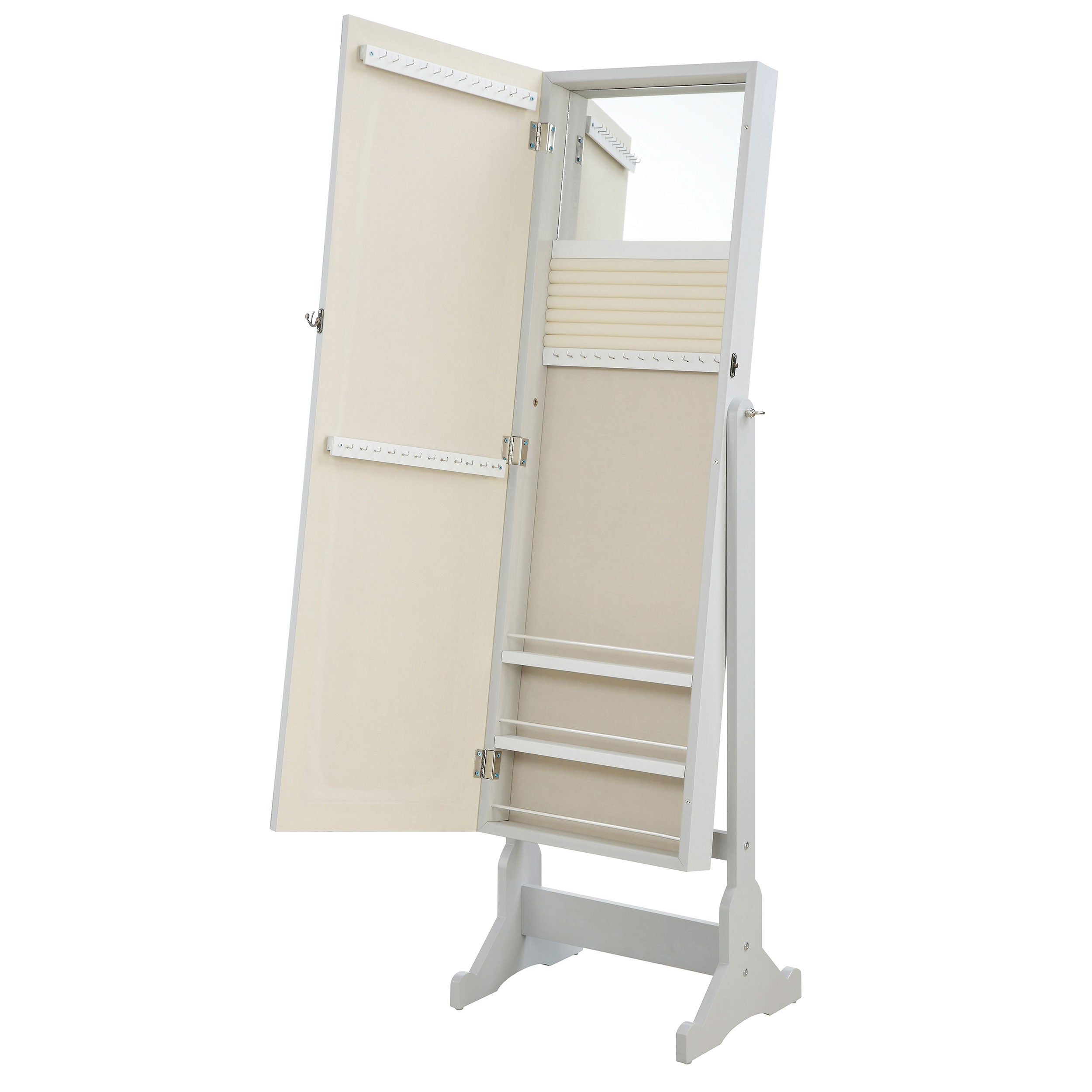 Yvonne Jewelry Cheval Mirror - Ideal Furniture (Fresno,CA)