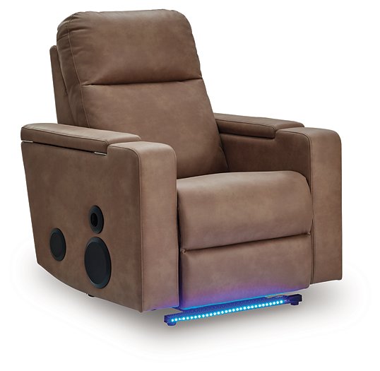 Lorrenton Power Glider Recliner with Audio System - Ideal Furniture (Fresno,CA)