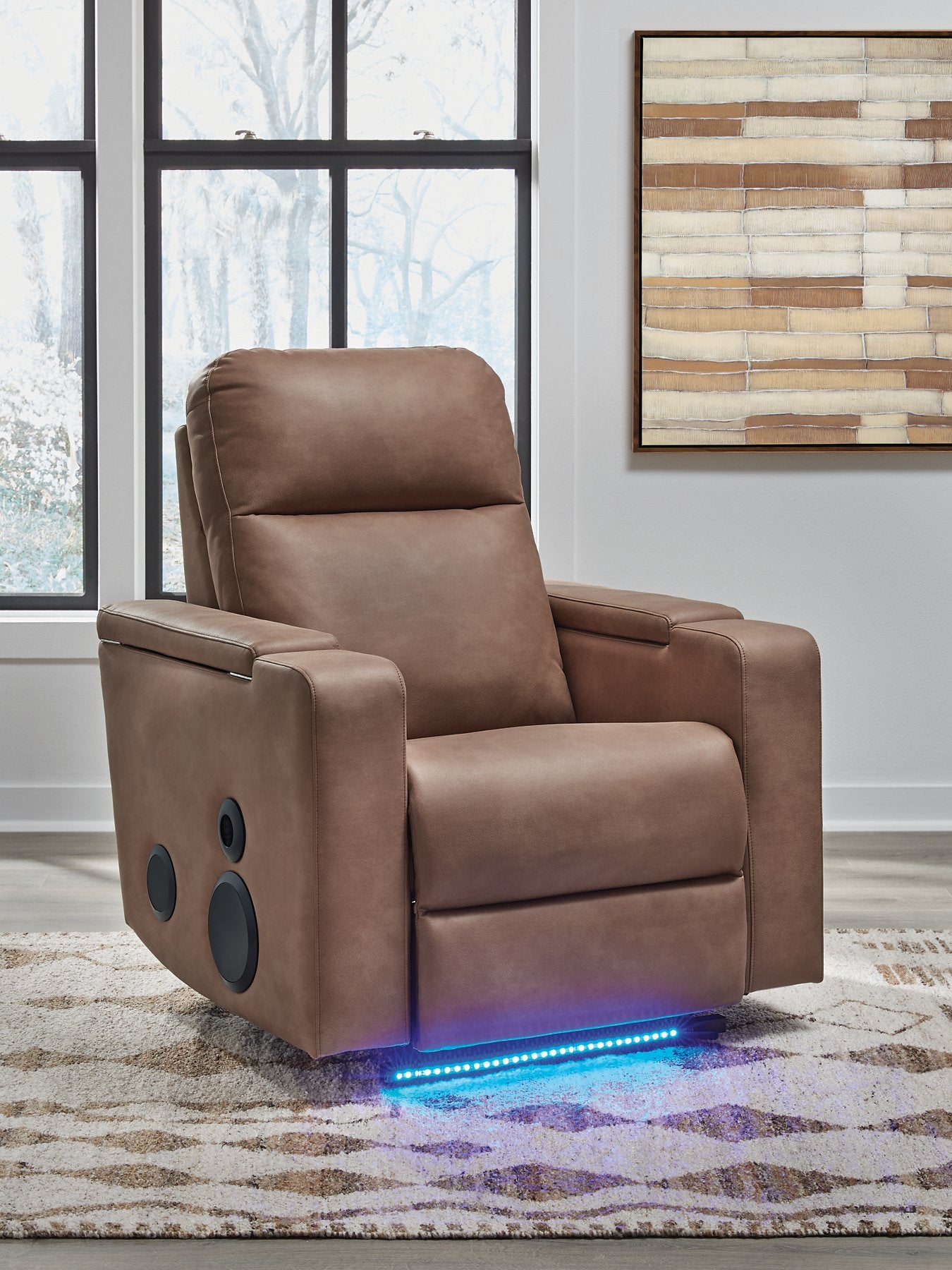 Lorrenton Power Glider Recliner with Audio System - Ideal Furniture (Fresno,CA)