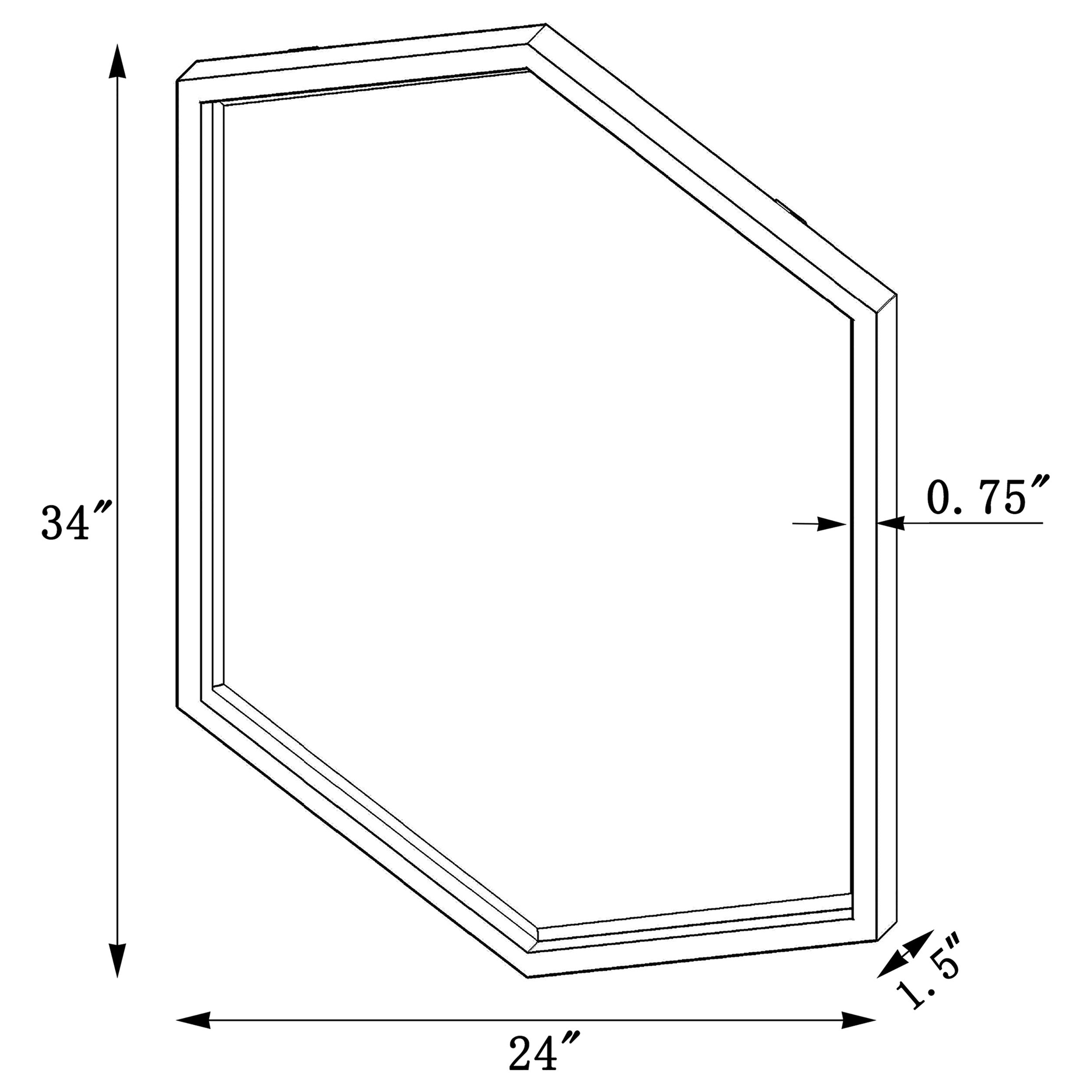 Bledel Wall Mirror - Ideal Furniture (Fresno,CA)