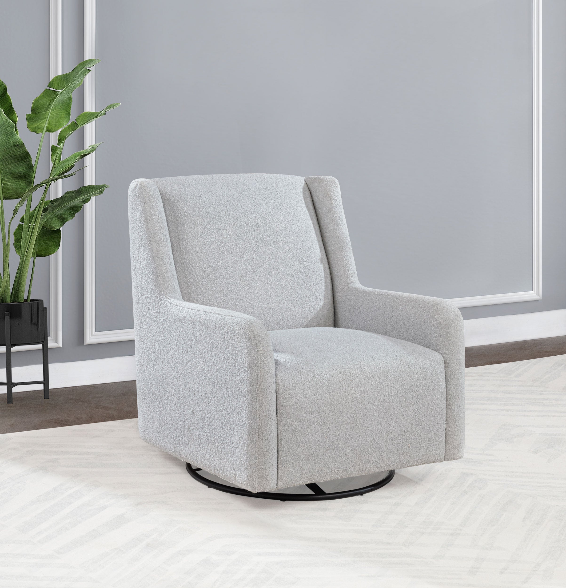 Serra Swivel Glider Chair - Ideal Furniture (Fresno,CA)