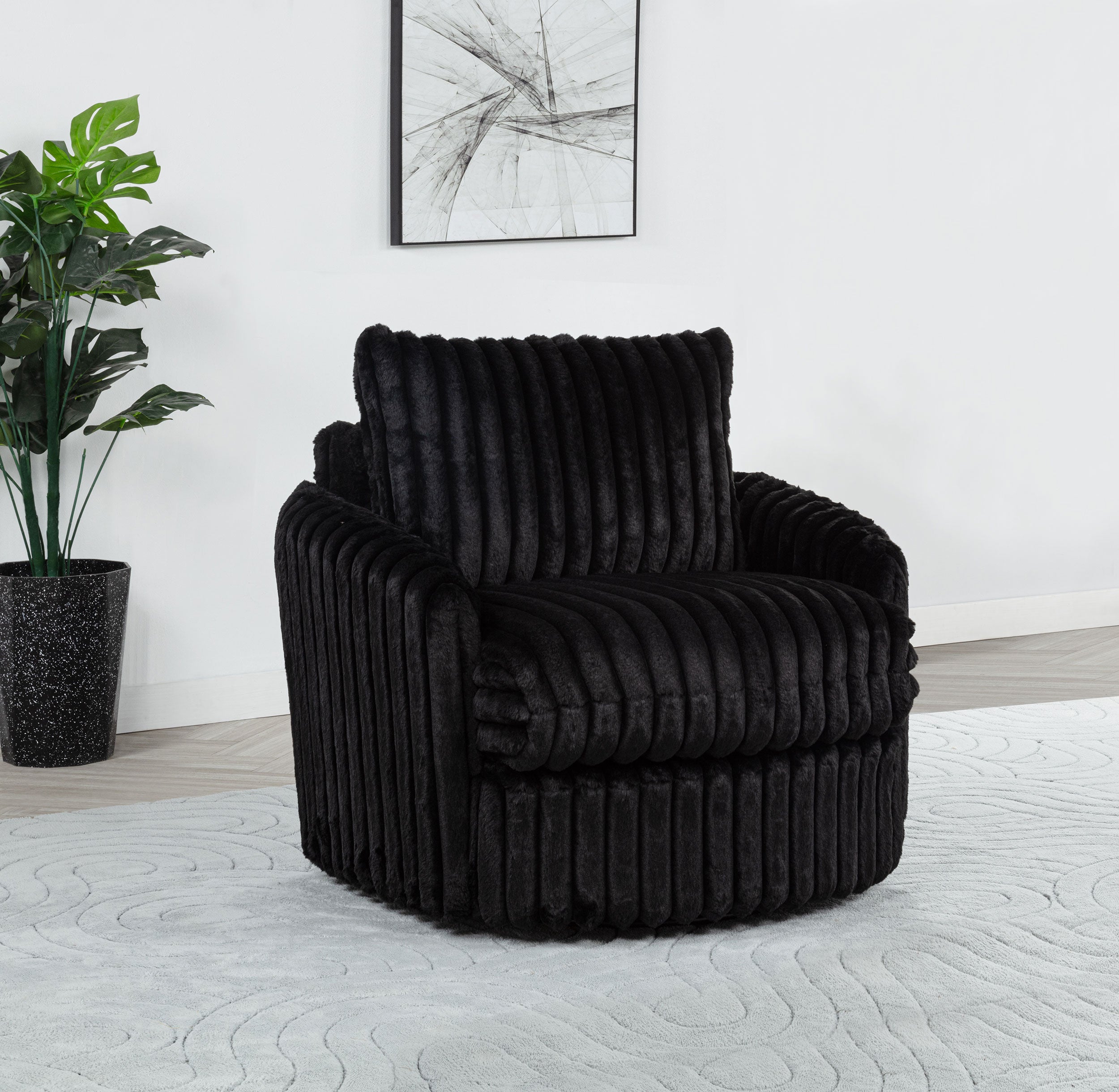 Sarco Swivel Accent Chair - Ideal Furniture (Fresno,CA)