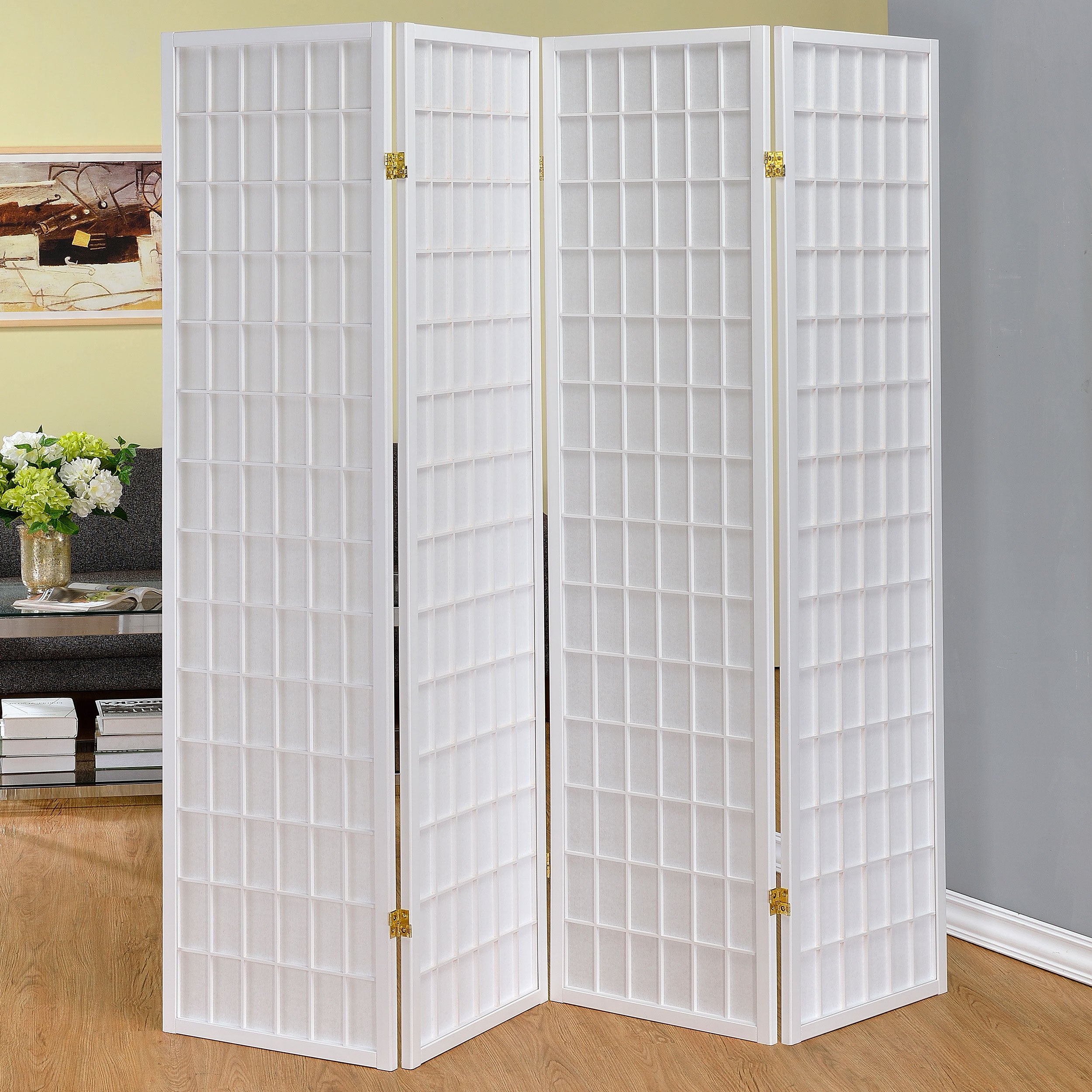 Roberto Four-Panel Room Divider - Ideal Furniture (Fresno,CA)