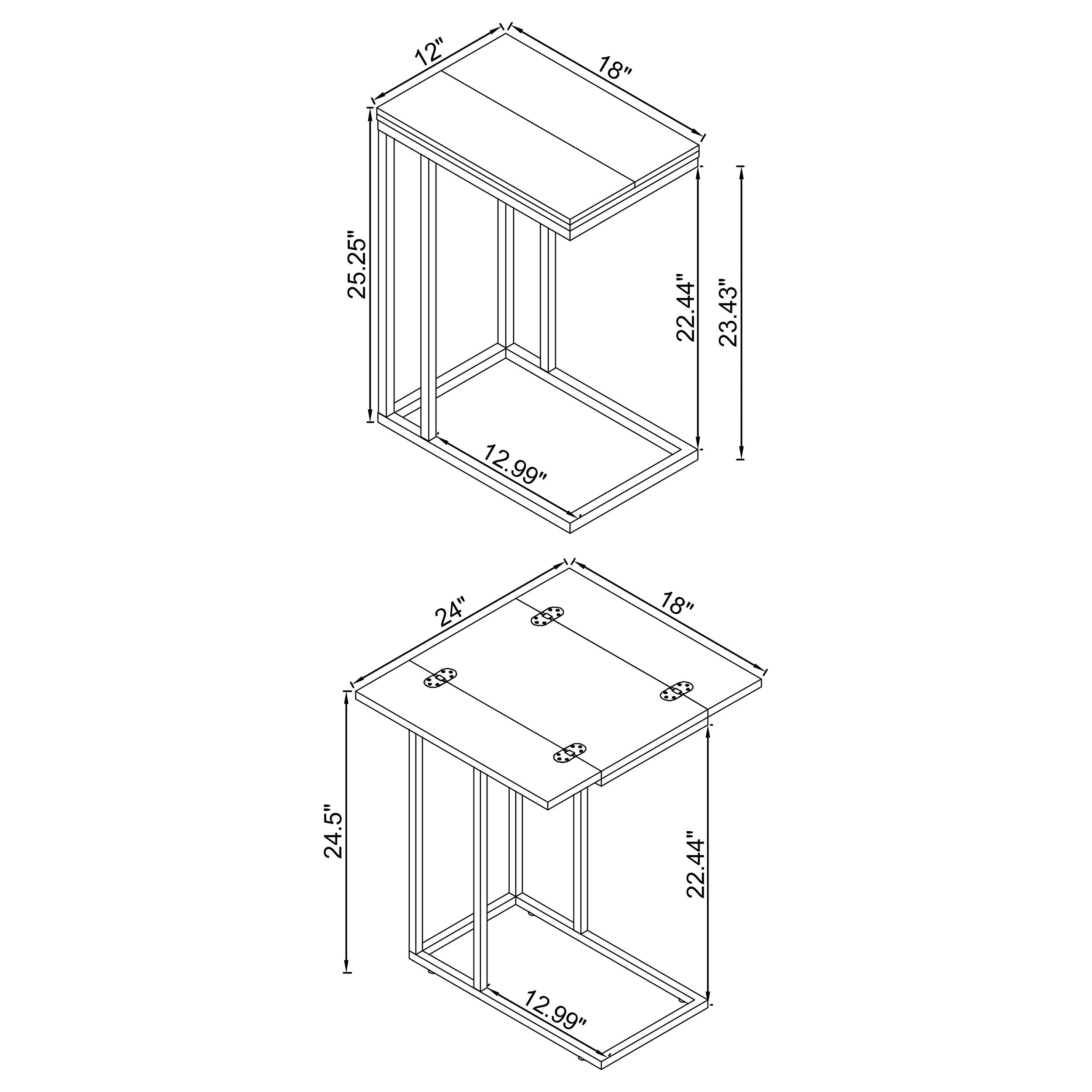 Pedro Side Table - Ideal Furniture (Fresno,CA)