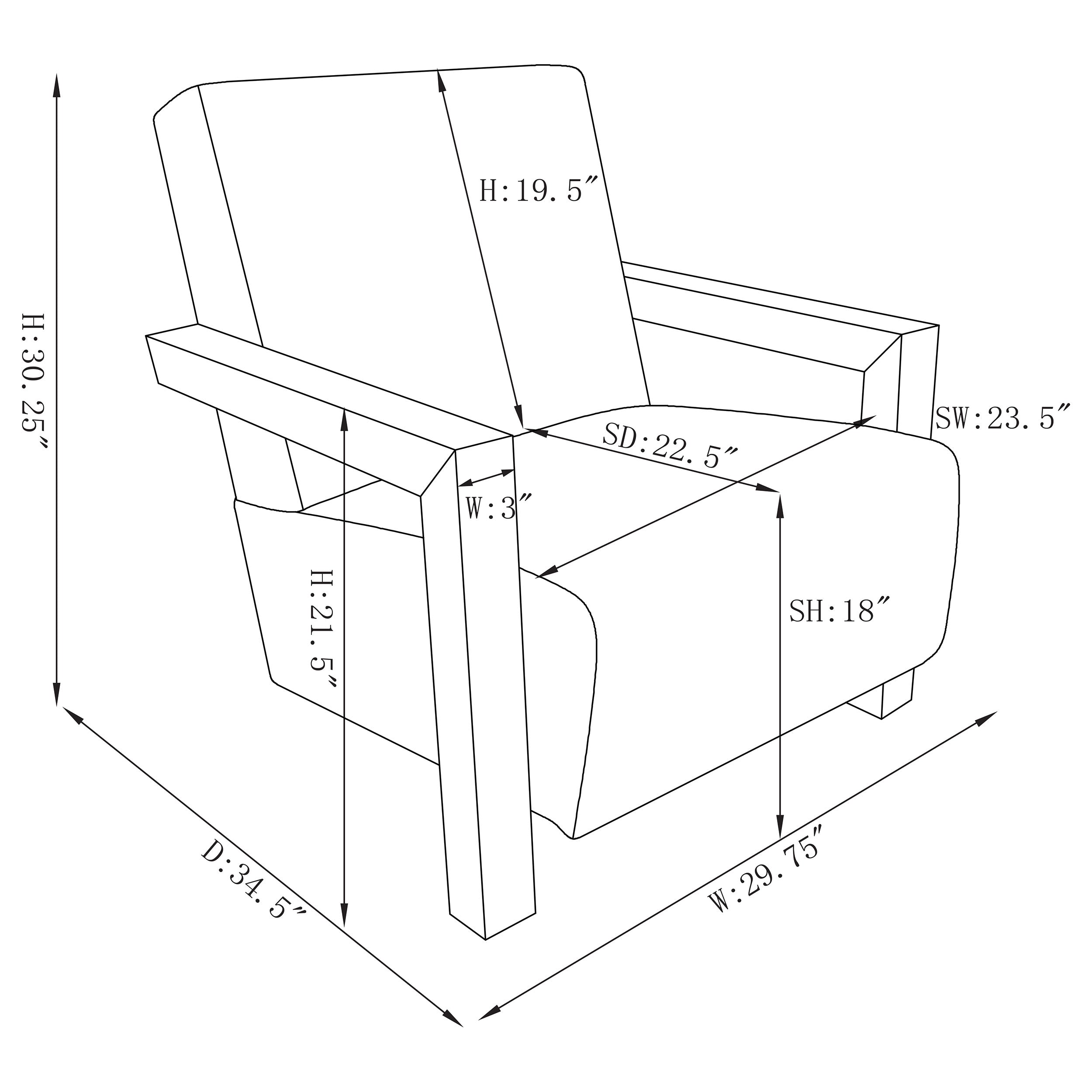 Fitzroy Accent Chair - Ideal Furniture (Fresno,CA)