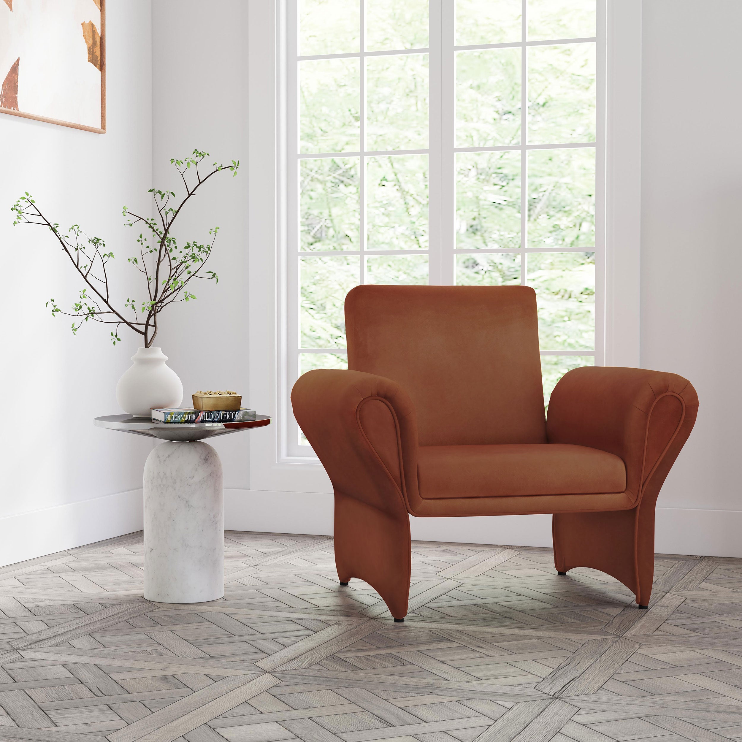 Liana Accent Chair - Ideal Furniture (Fresno,CA)