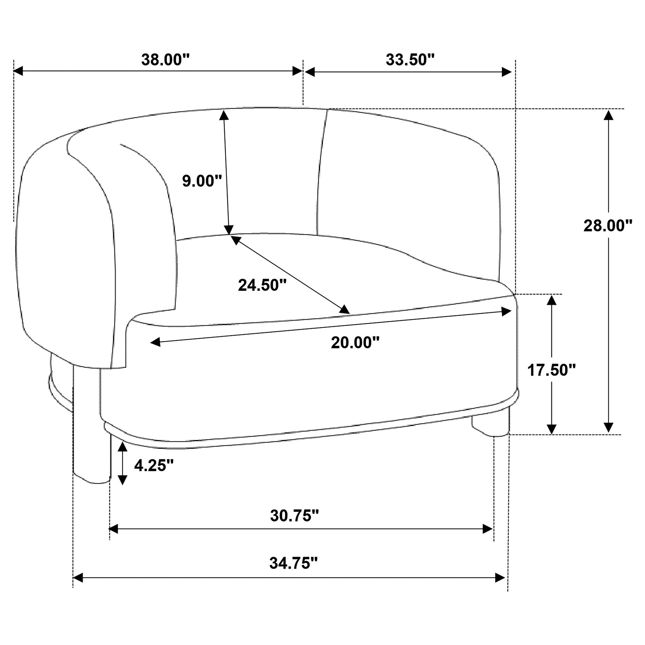 Lawler Accent Chair - Ideal Furniture (Fresno,CA)