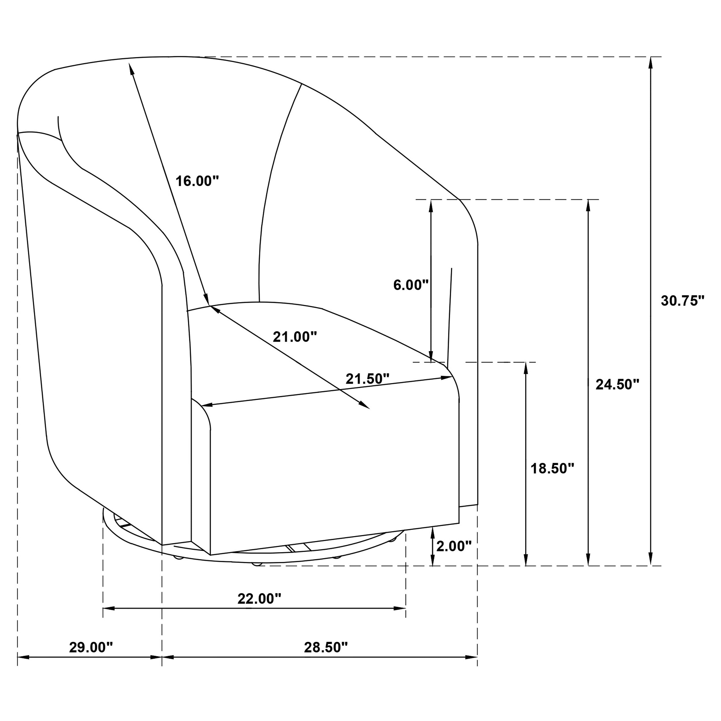 Mossbrook Swivel Accent Chair - Ideal Furniture (Fresno,CA)