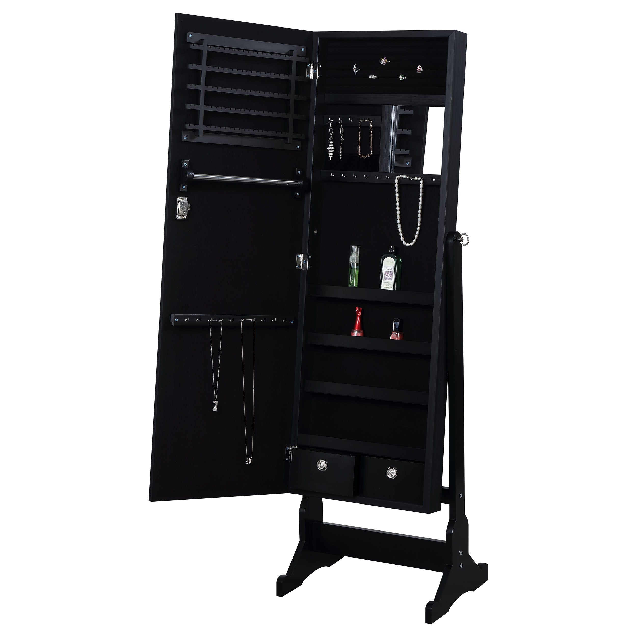 Tutuola Jewelry Cheval Mirror - Ideal Furniture (Fresno,CA)