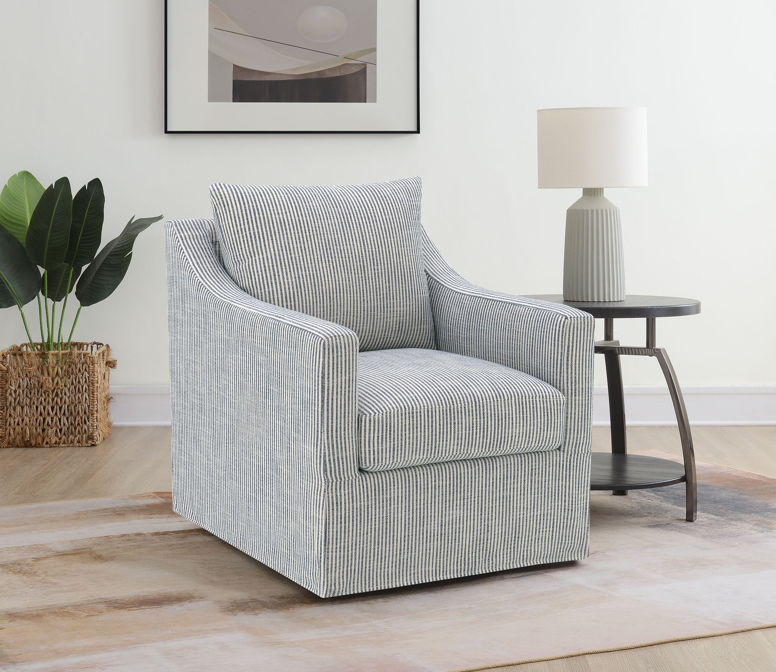 Winter Swivel Accent Chair - Ideal Furniture (Fresno,CA)