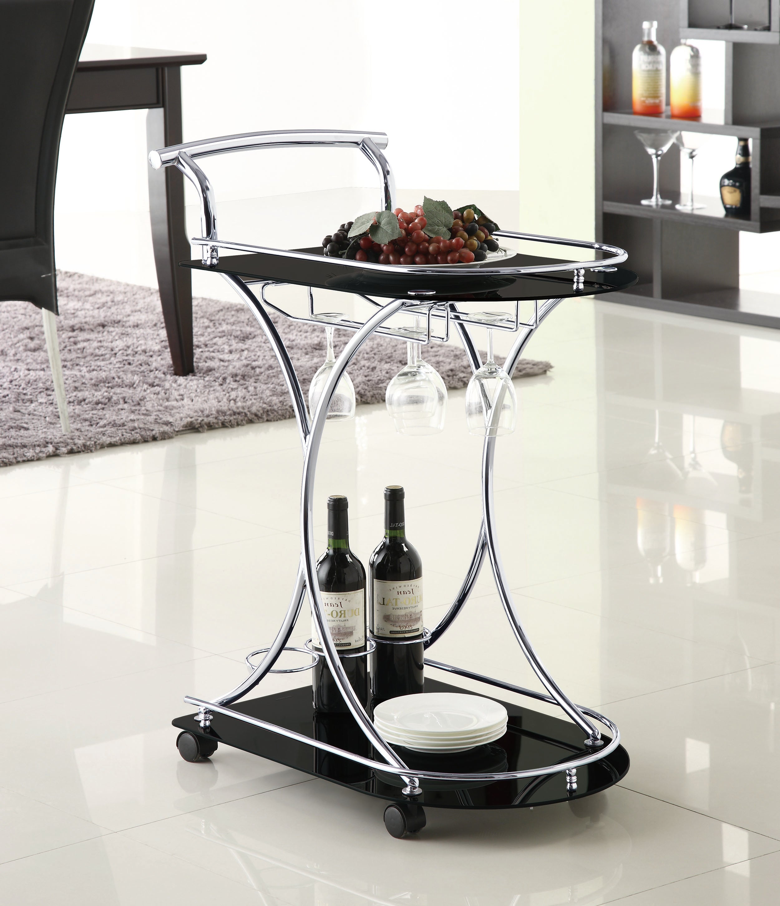Elfman Bar Cart - Ideal Furniture (Fresno,CA)
