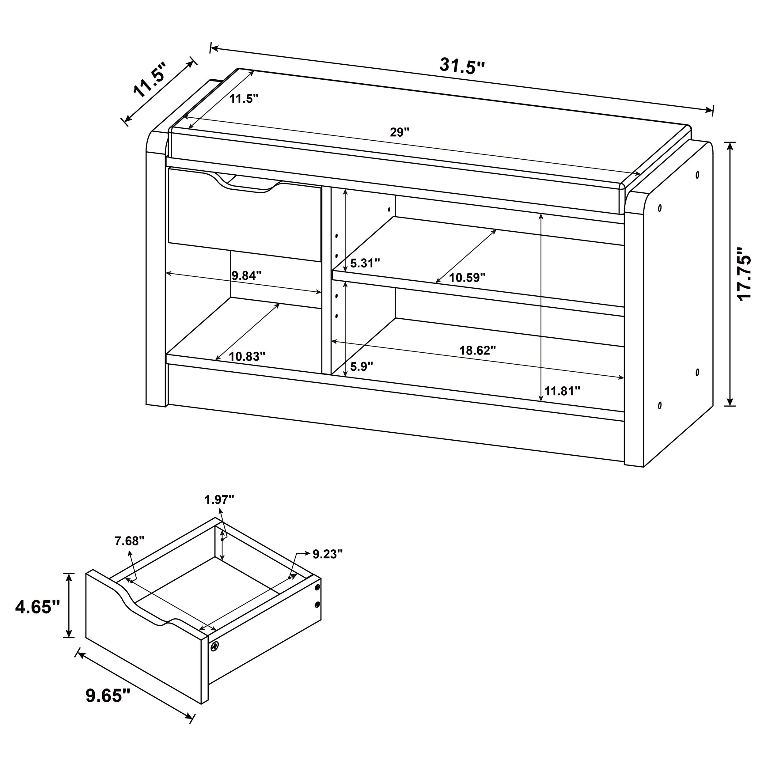 Arrington Storage Bench - Ideal Furniture (Fresno,CA)