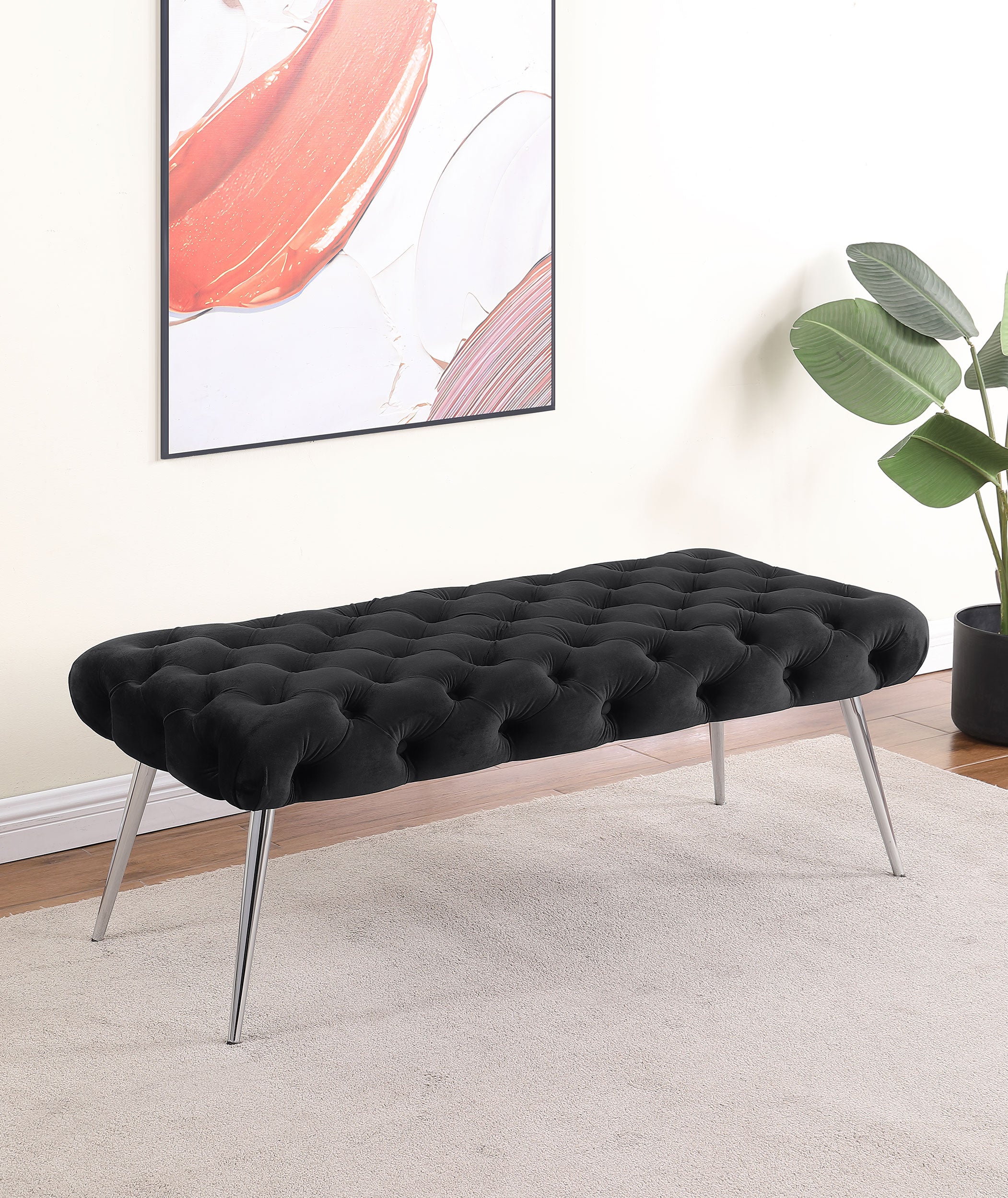 Ella Accent Bench - Ideal Furniture (Fresno,CA)
