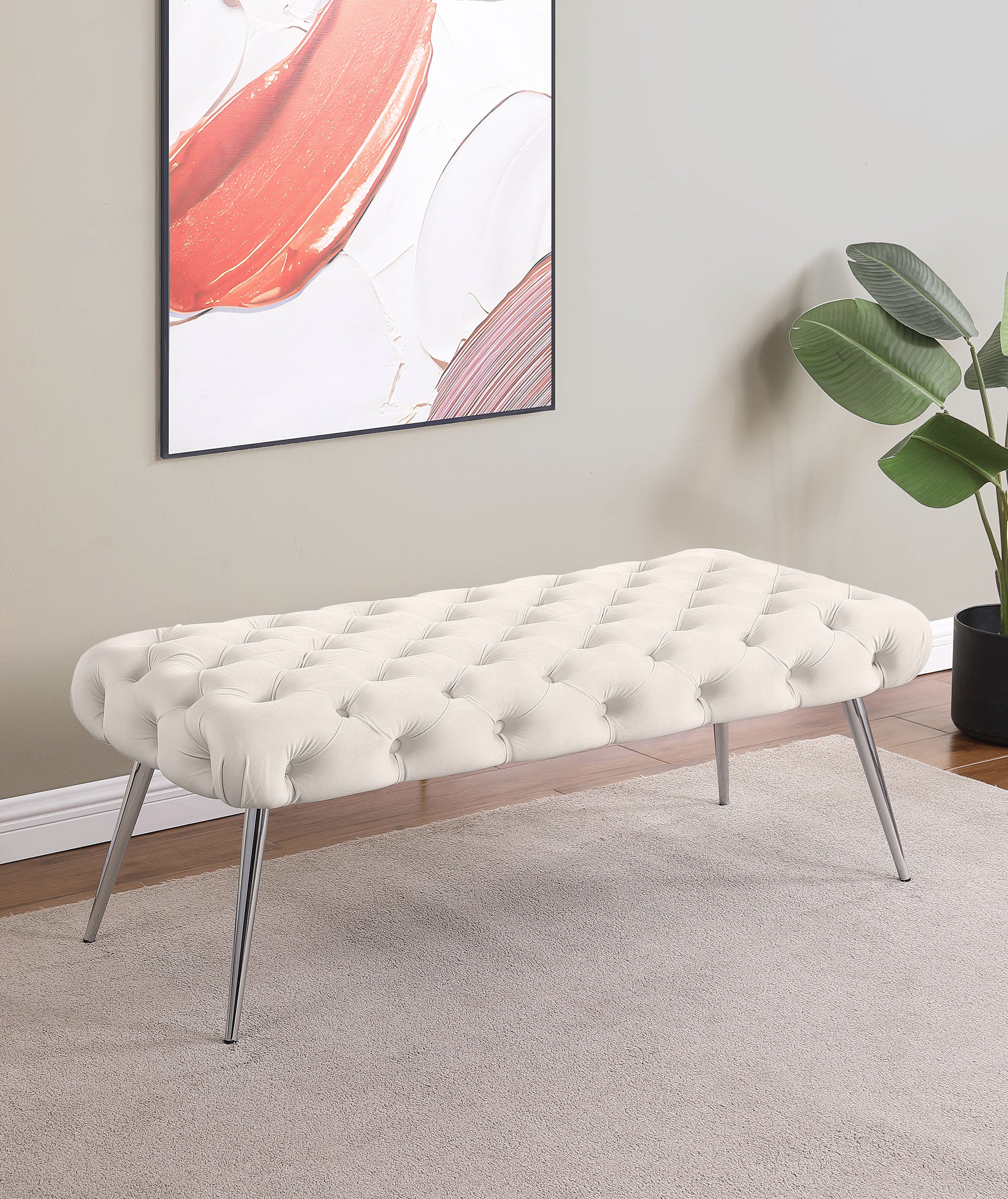 Ella Accent Bench - Ideal Furniture (Fresno,CA)