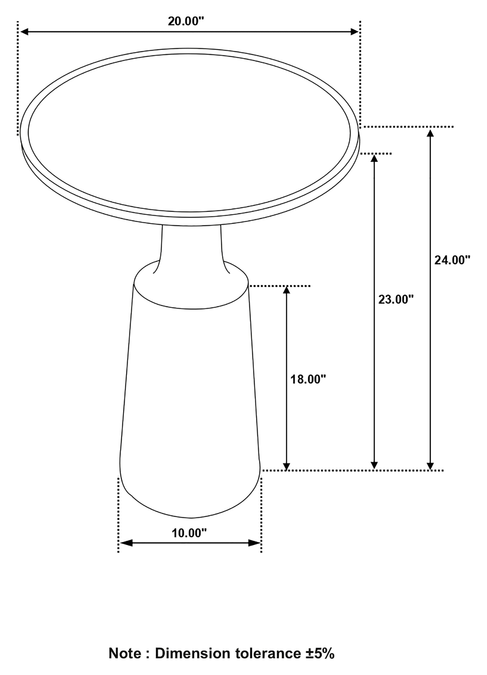 Ixia Side Table - Ideal Furniture (Fresno,CA)