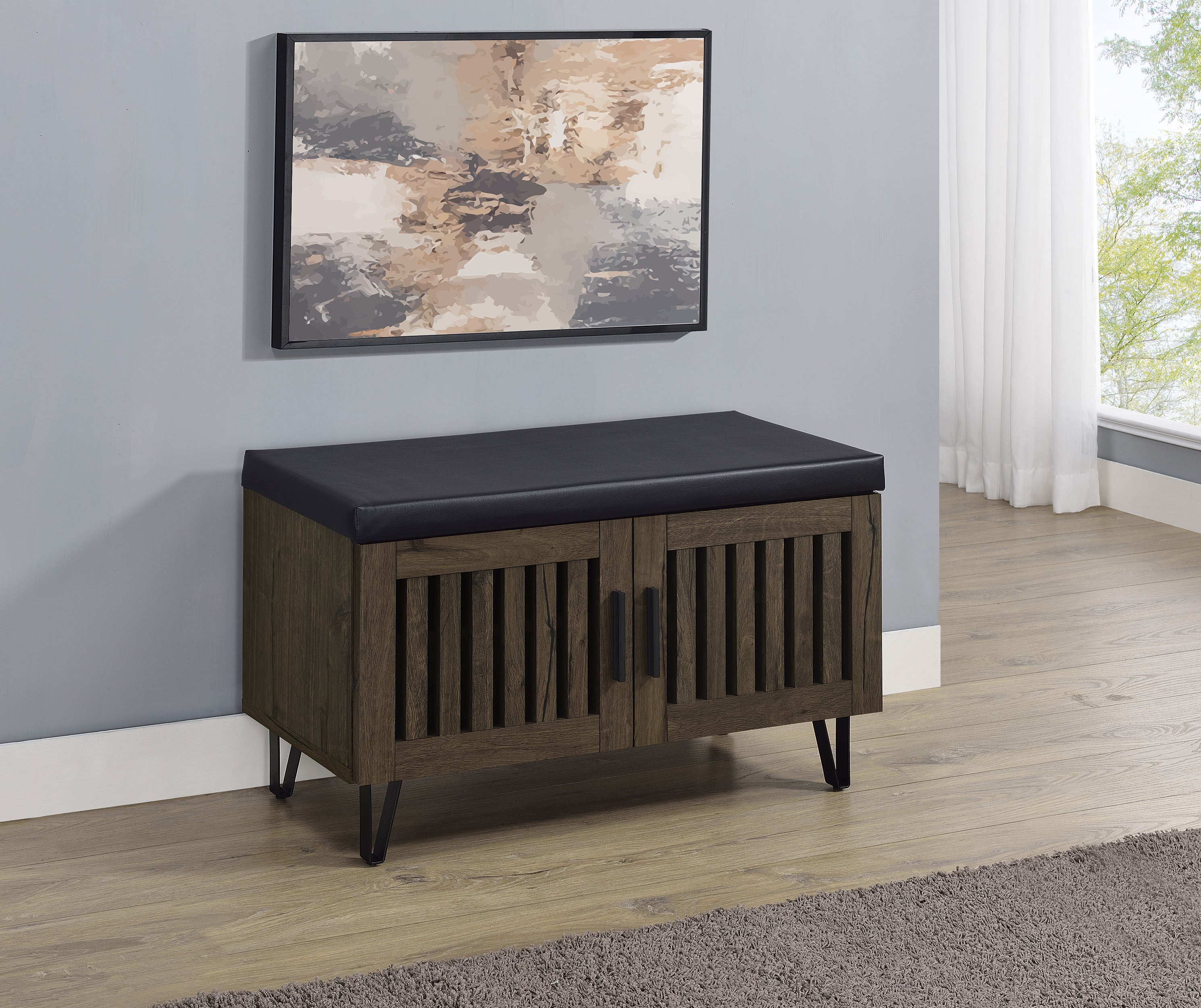Brixton Storage Bench - Ideal Furniture (Fresno,CA)