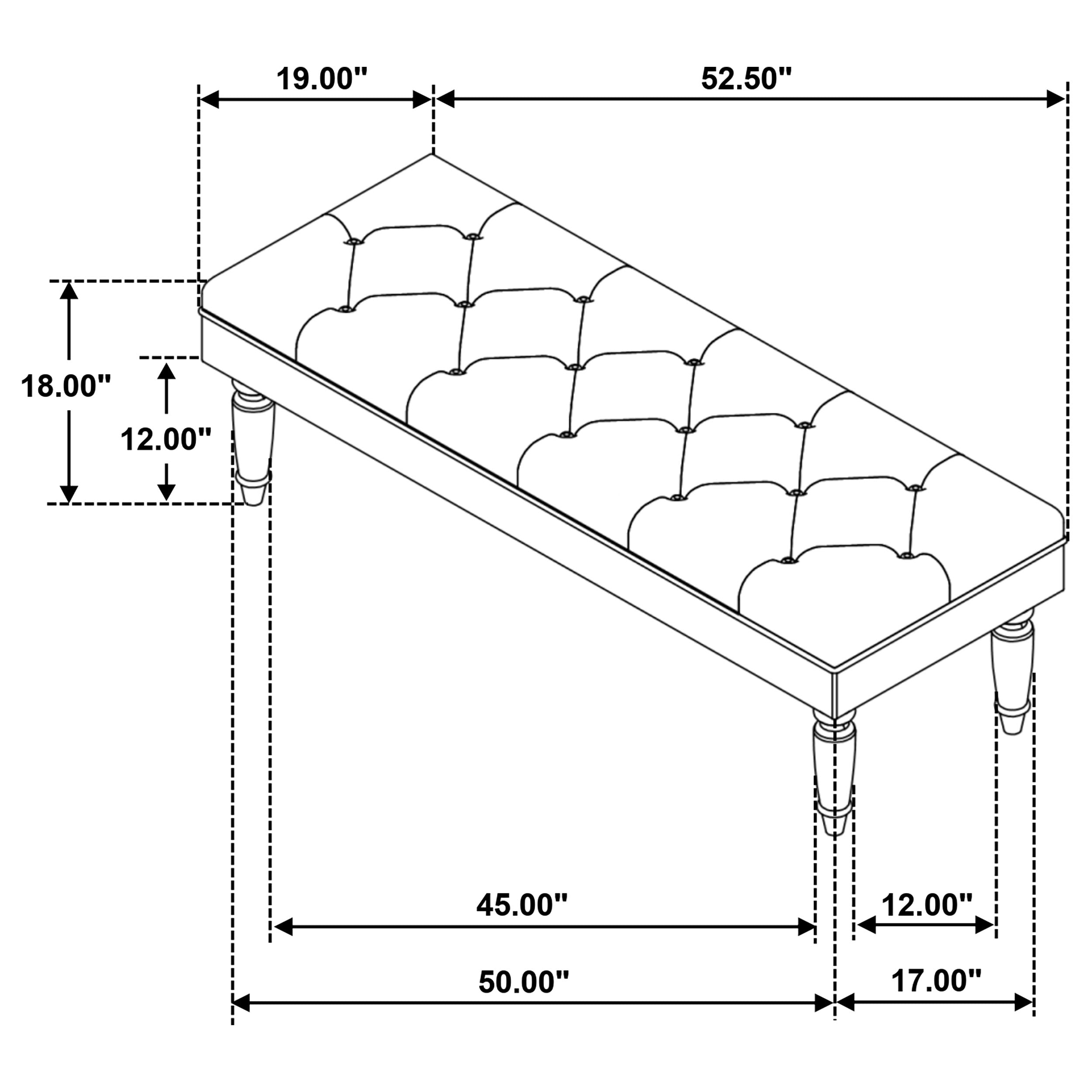 Marsha Accent Bench - Ideal Furniture (Fresno,CA)
