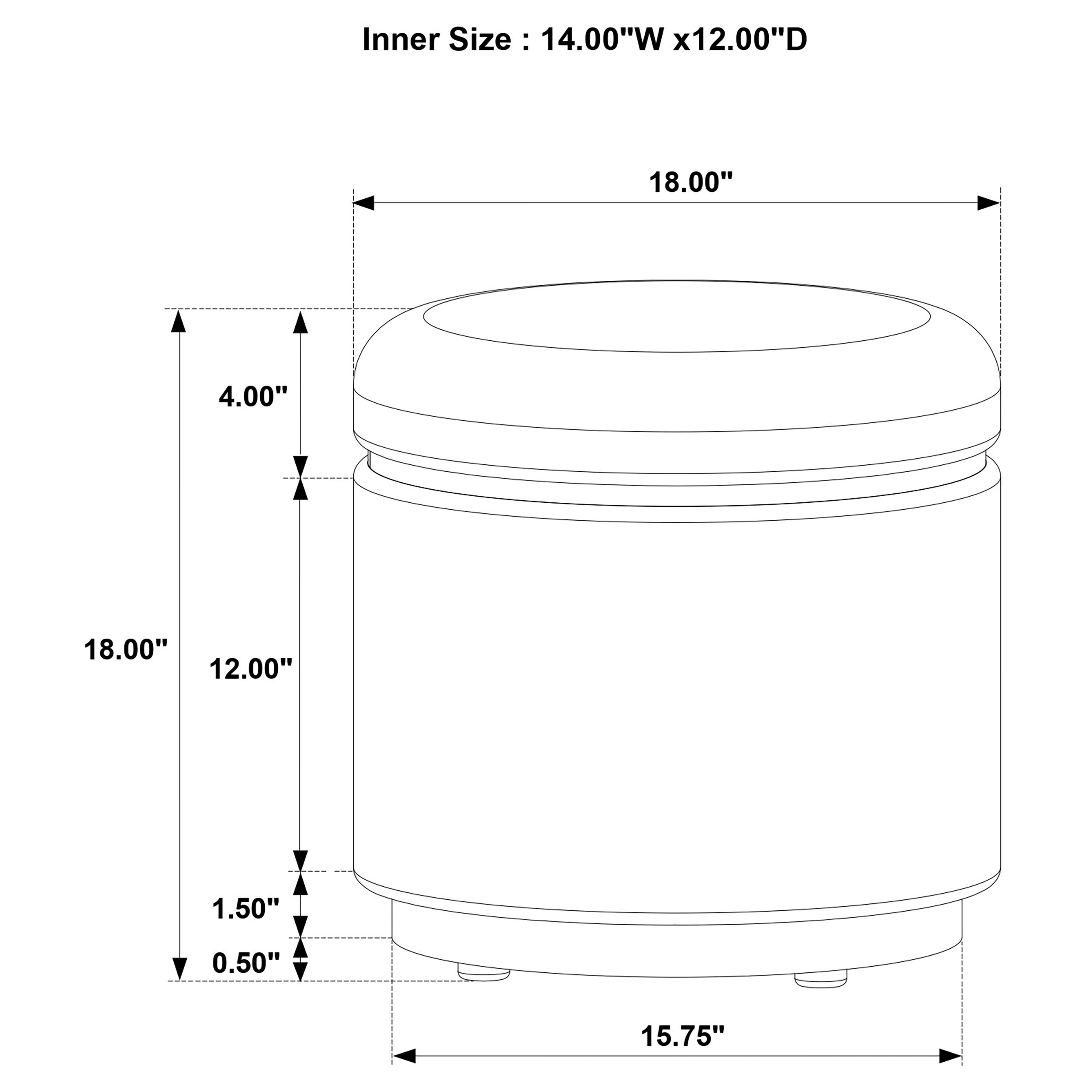 Remuda Storage Ottoman - Ideal Furniture (Fresno,CA)