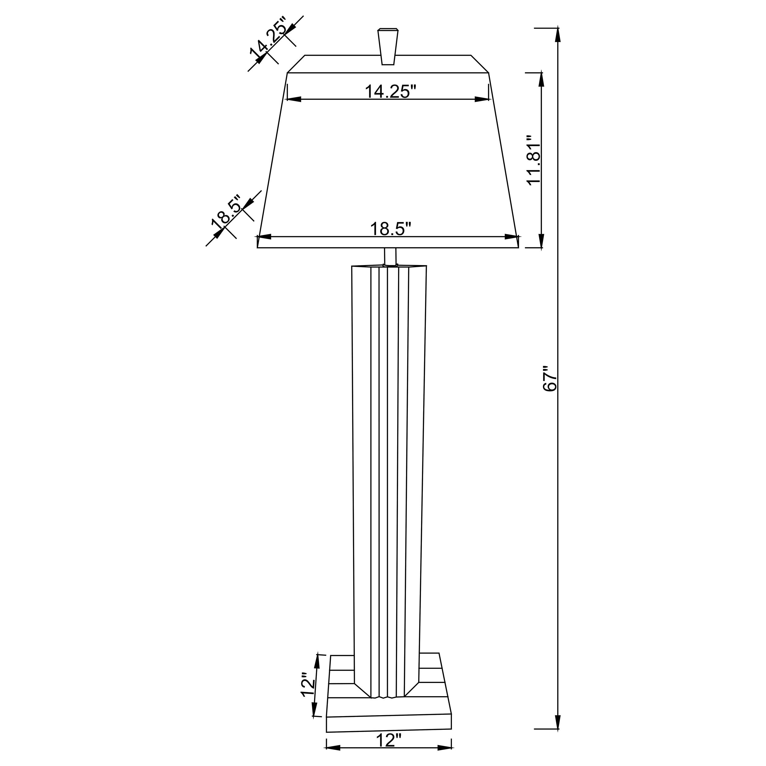 Elena Floor Lamp - Ideal Furniture (Fresno,CA)