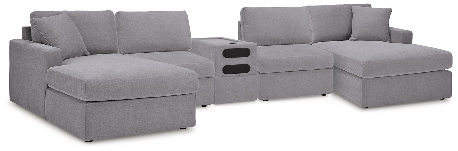 Modmax 5 Piece Sectional with Audio Console - Ideal Furniture (Fresno,CA)