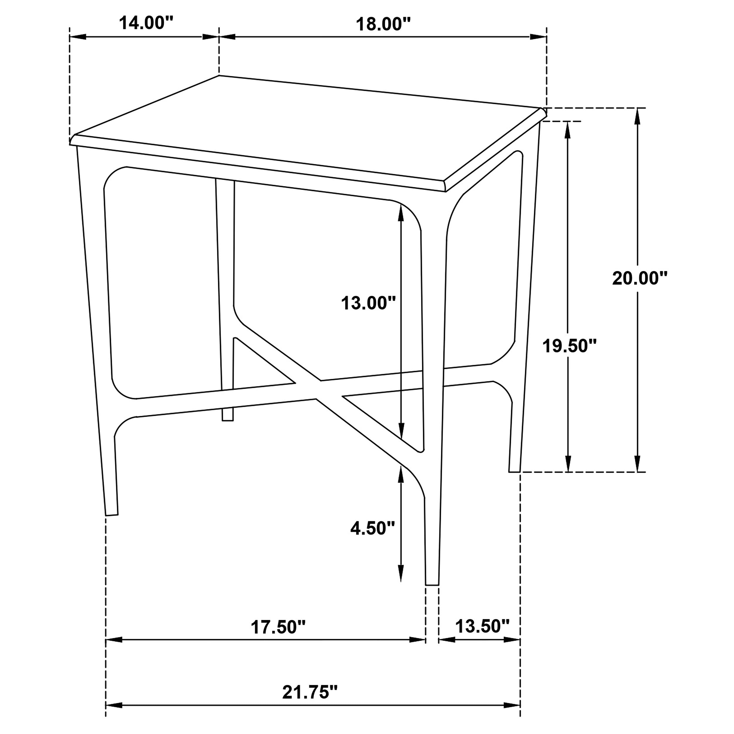 Baldwin Side Table - Ideal Furniture (Fresno,CA)