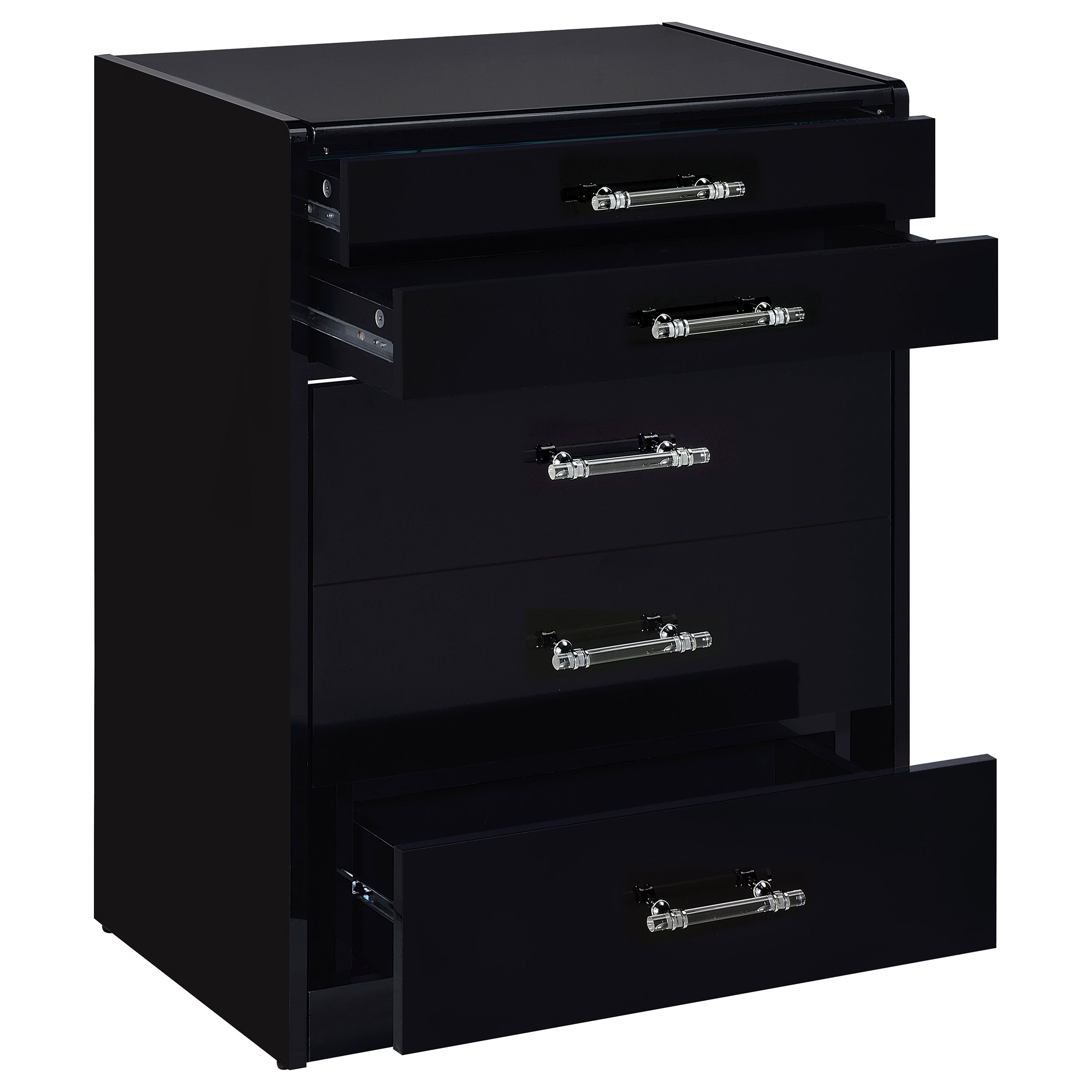 Danbury Makeup Vanity Table with LED Mirror and Stool - Ideal Furniture (Fresno,CA)