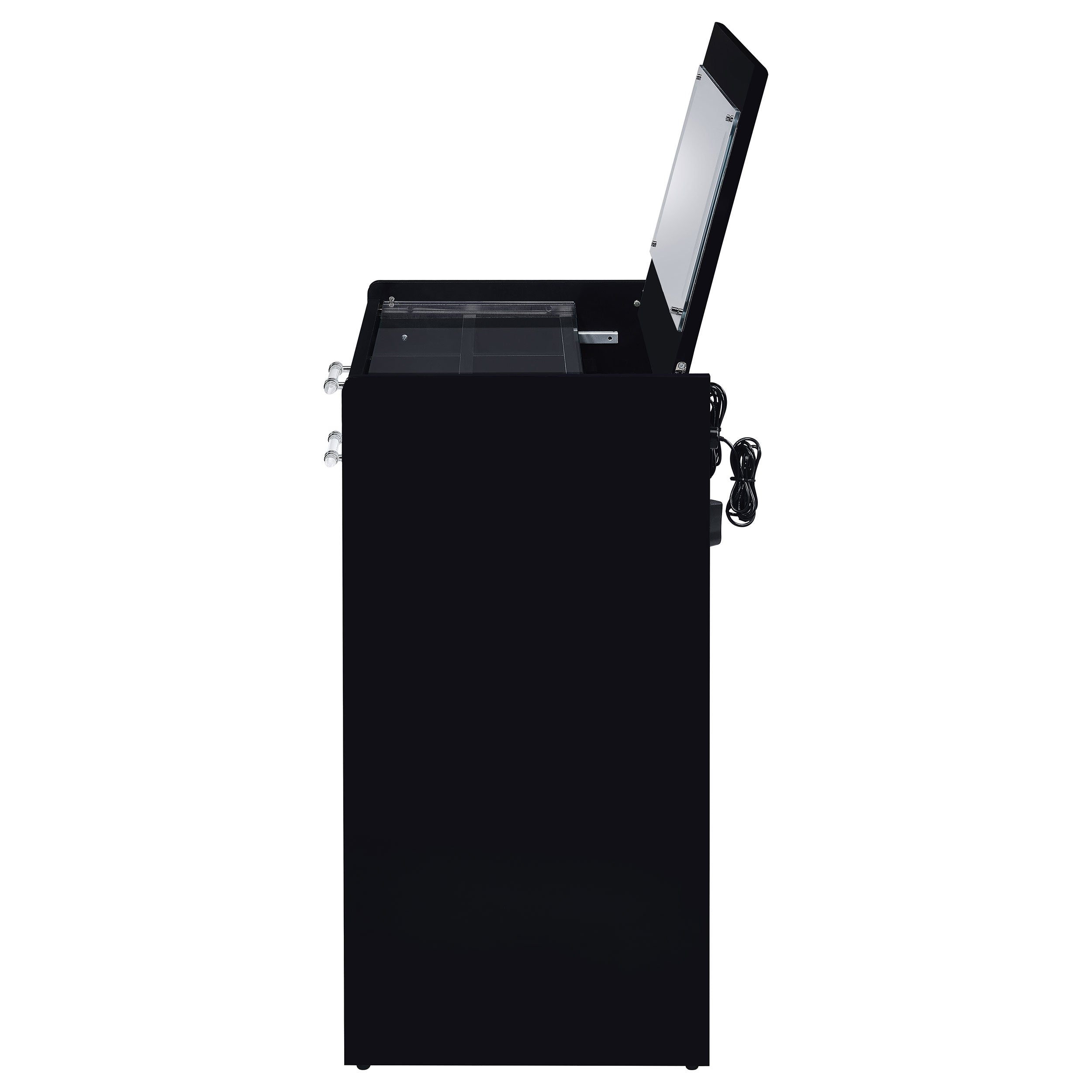 Danbury Makeup Vanity Table with LED Mirror and Stool - Ideal Furniture (Fresno,CA)