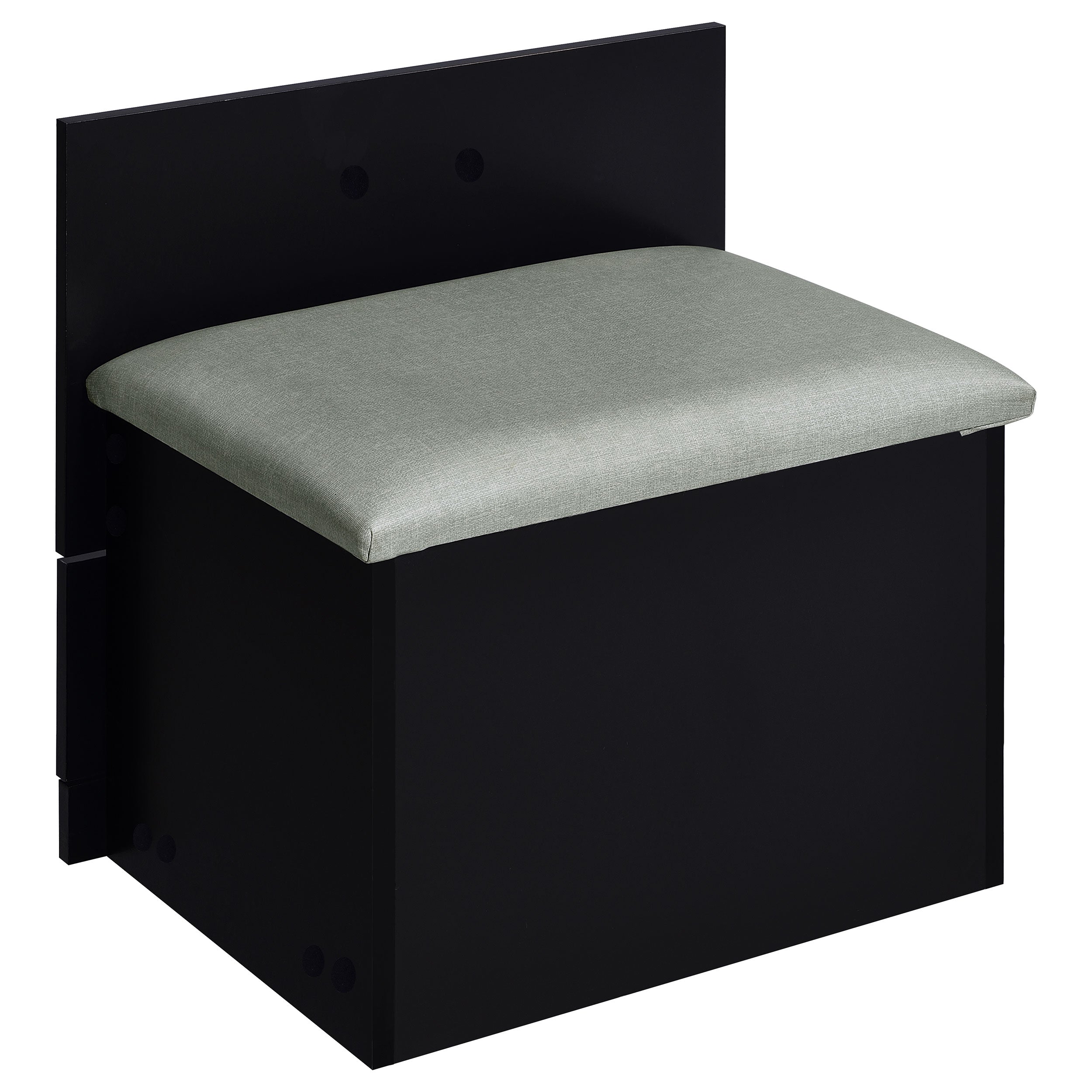 Danbury Makeup Vanity Table with LED Mirror and Stool - Ideal Furniture (Fresno,CA)