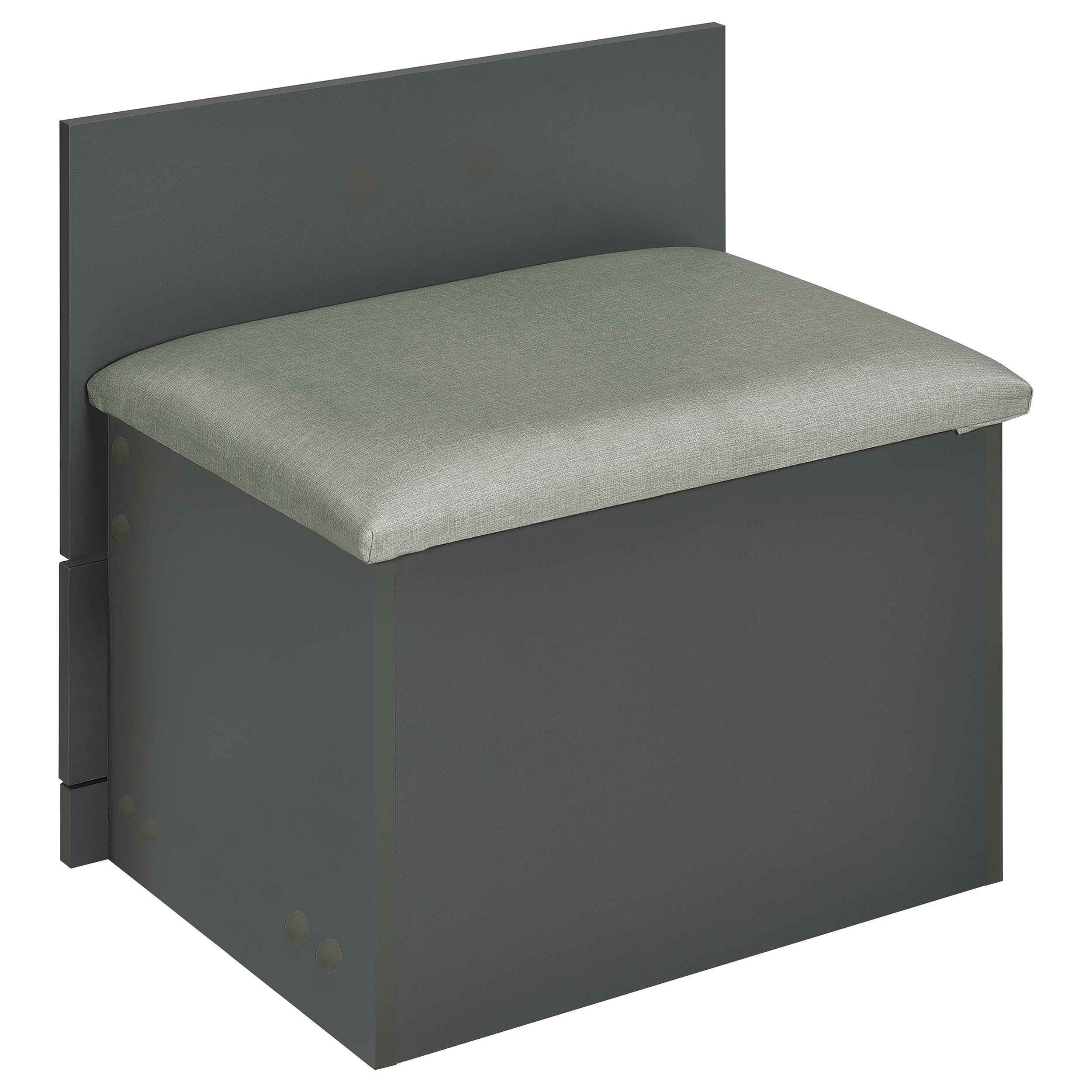 Danbury Makeup Vanity Table with LED Mirror and Stool - Ideal Furniture (Fresno,CA)