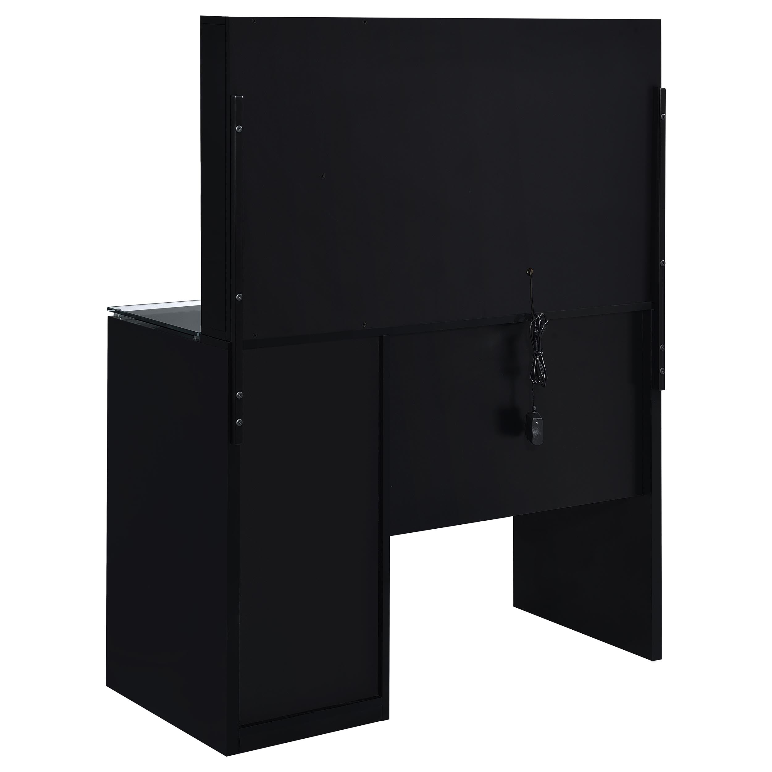Flora Makeup Vanity Table with LED Mirror and Stool - Ideal Furniture (Fresno,CA)