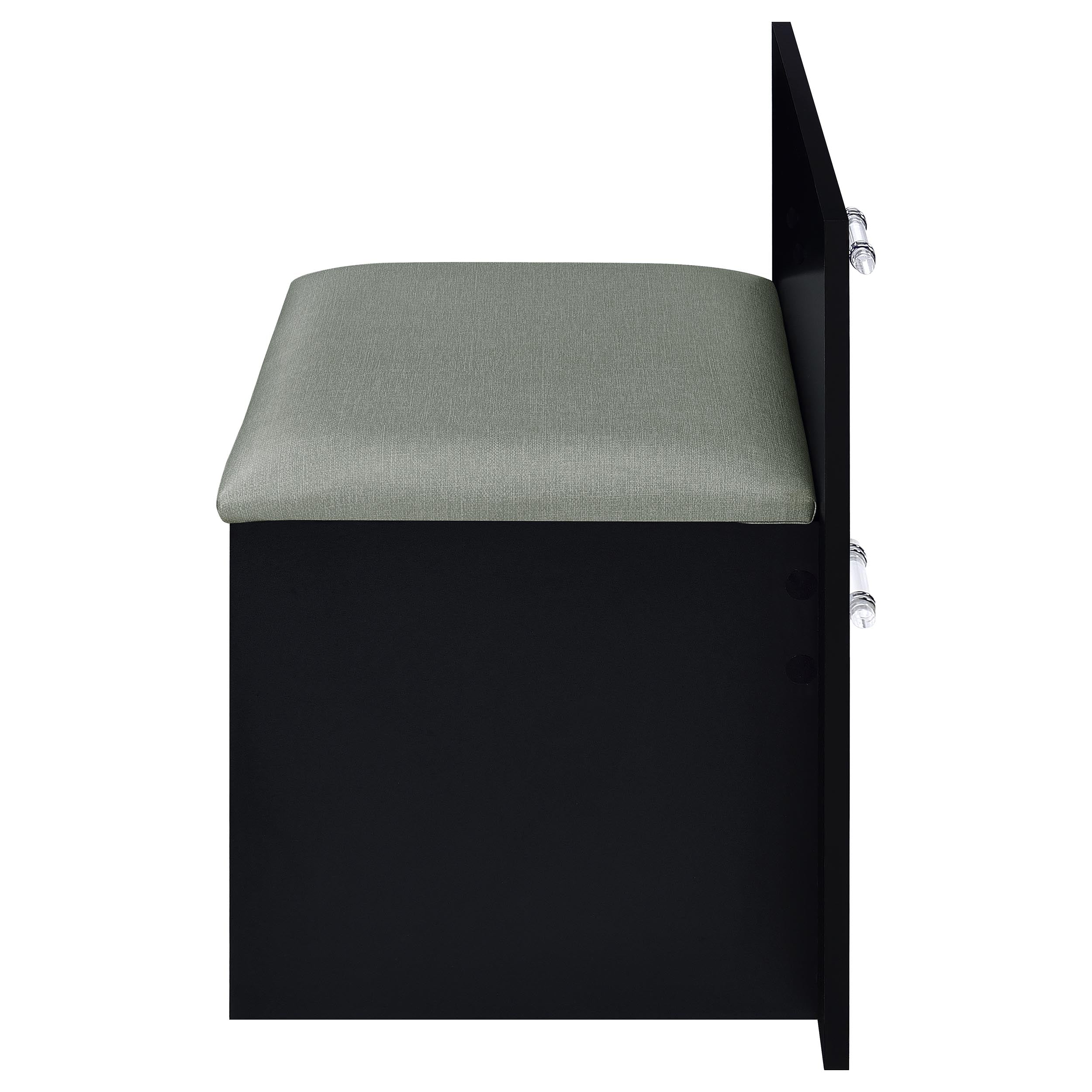 Flora Makeup Vanity Table with LED Mirror and Stool - Ideal Furniture (Fresno,CA)