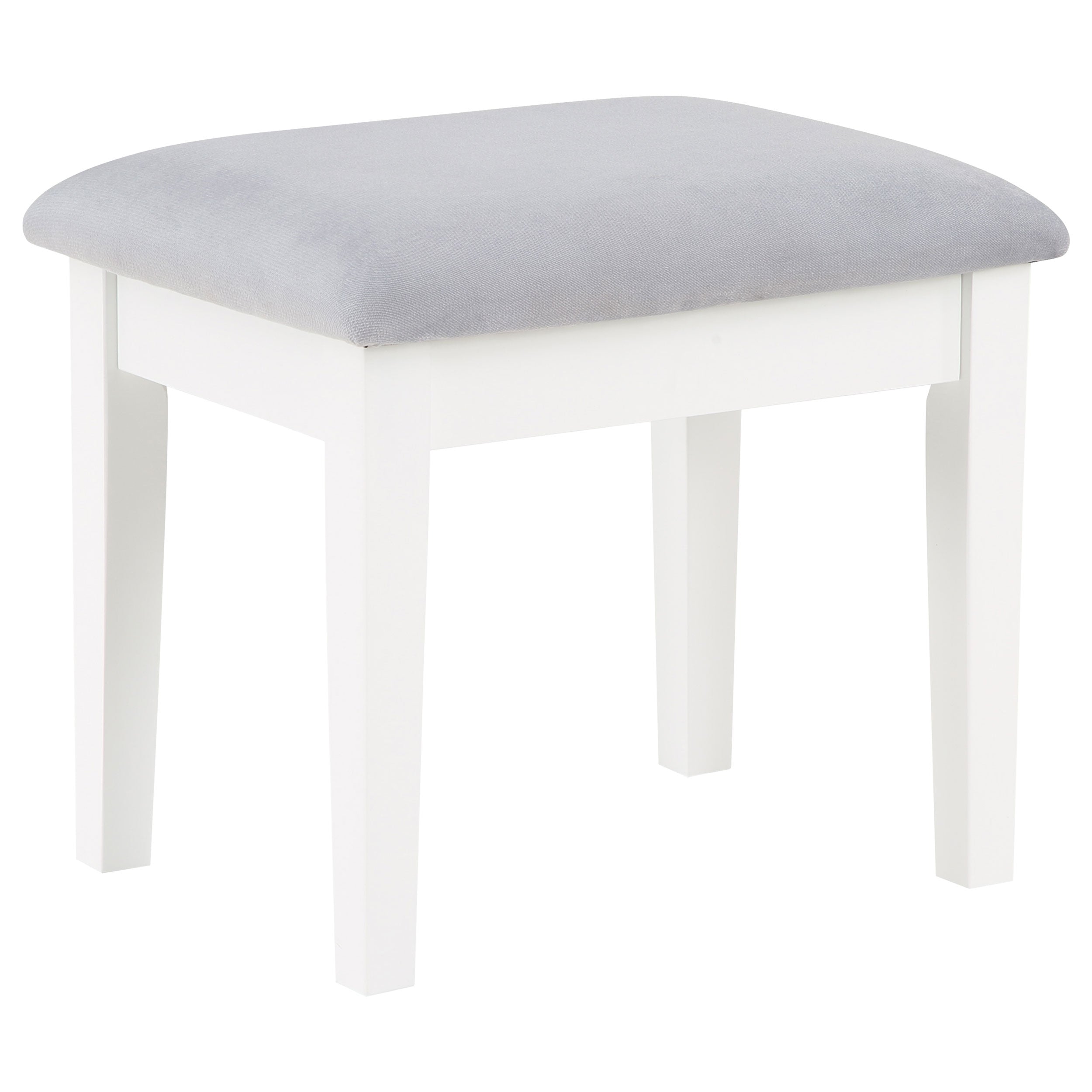Regina Makeup Vanity Table with LED Mirror and Stool - Ideal Furniture (Fresno,CA)