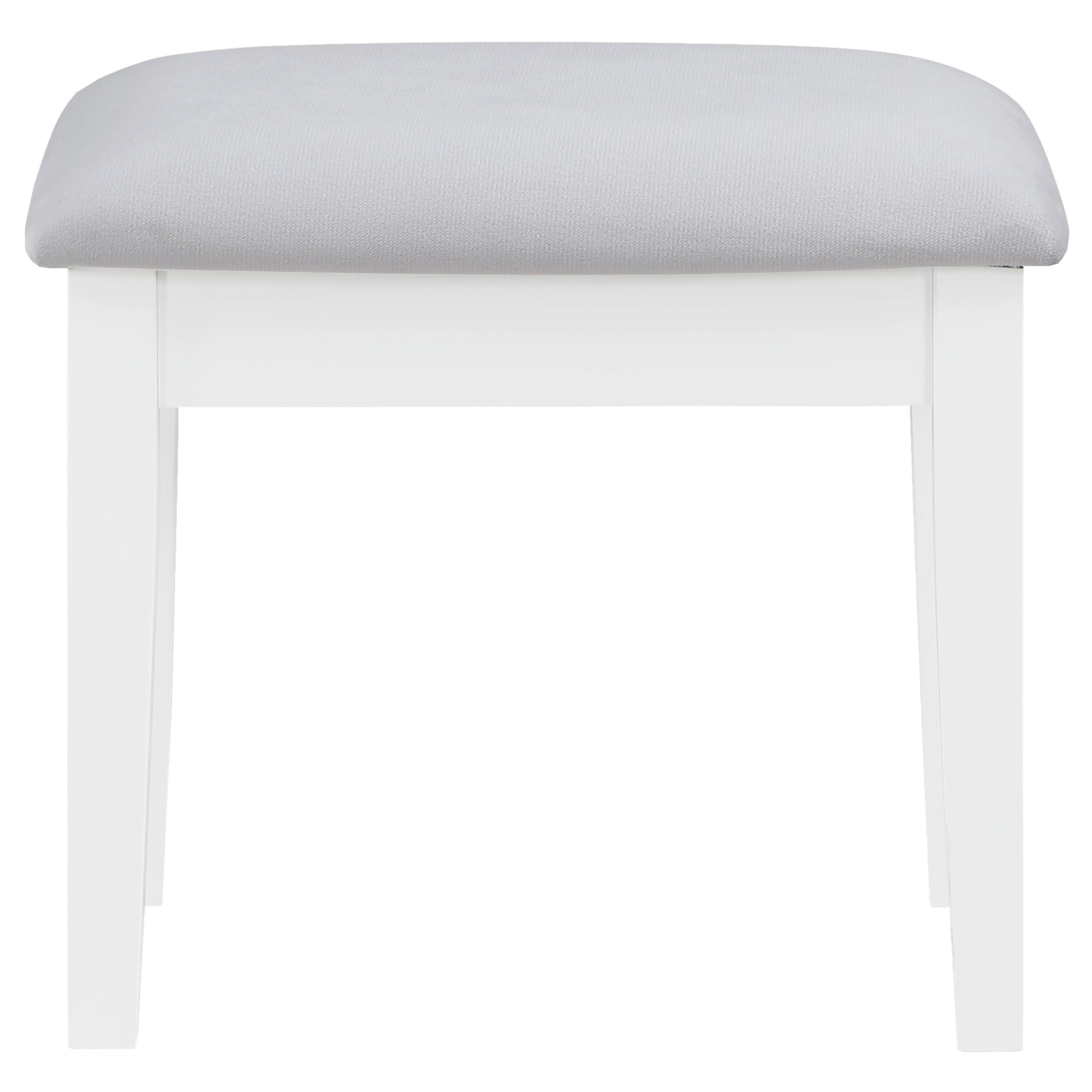 Regina Makeup Vanity Table with LED Mirror and Stool - Ideal Furniture (Fresno,CA)