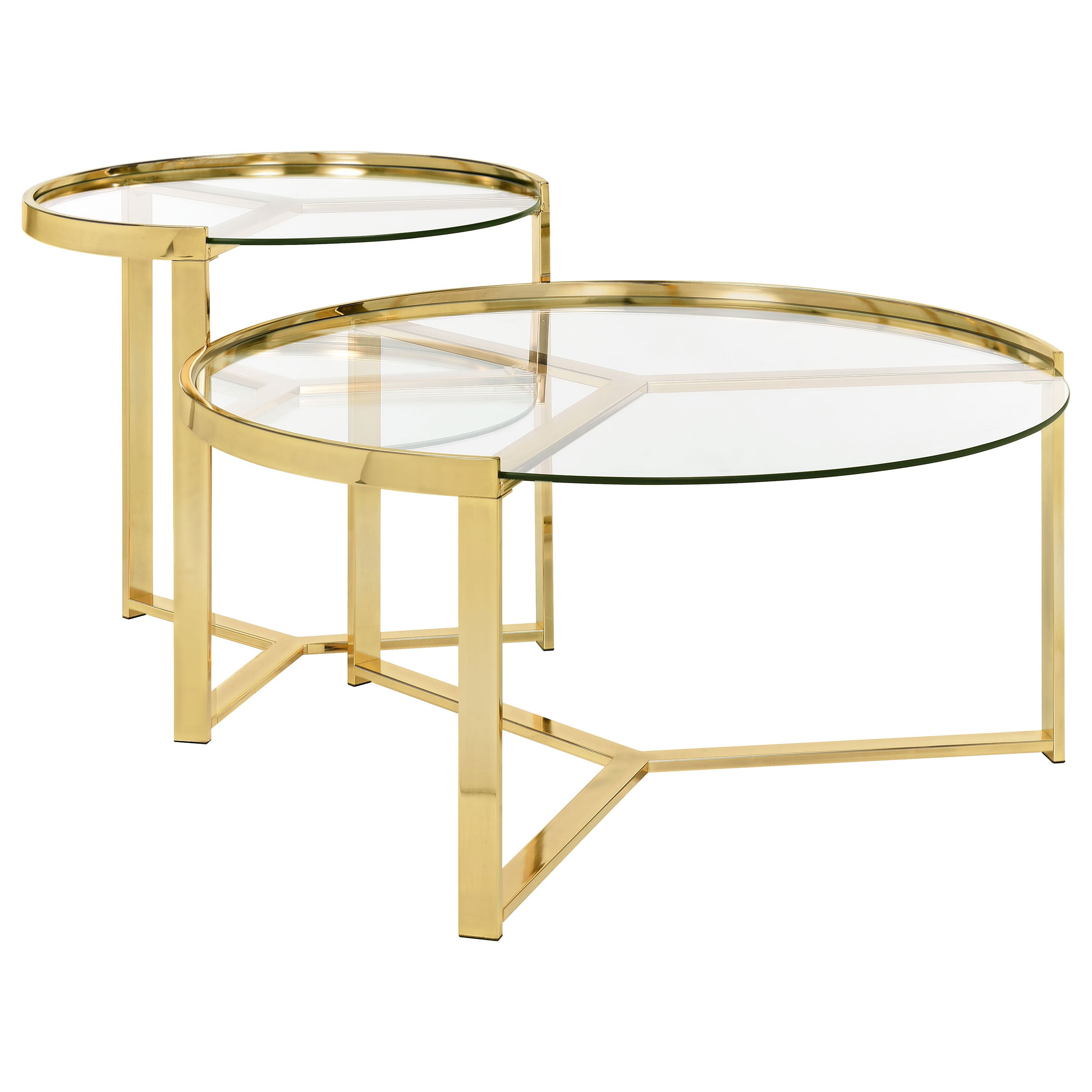 Delia Nesting Coffee Table - Ideal Furniture (Fresno,CA)