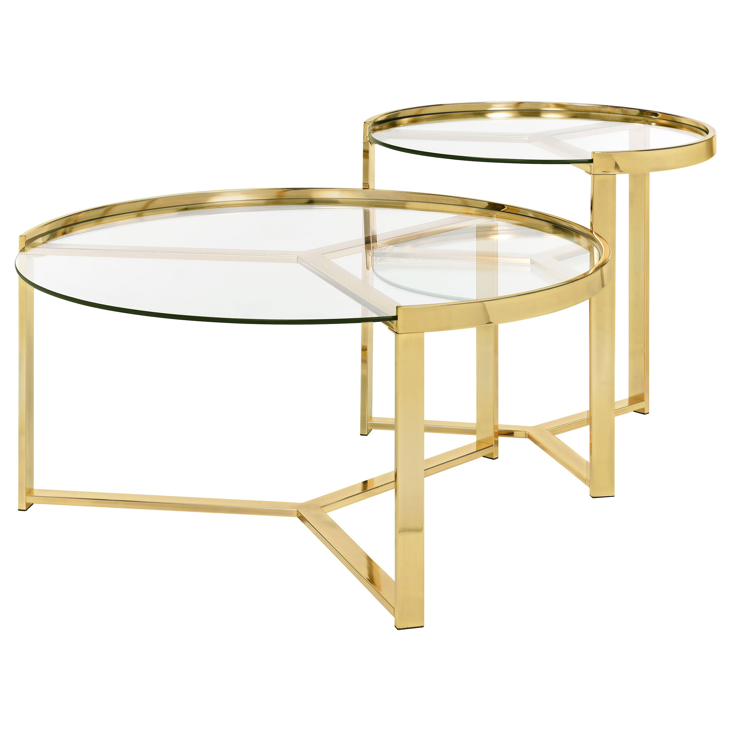 Delia Nesting Coffee Table - Ideal Furniture (Fresno,CA)