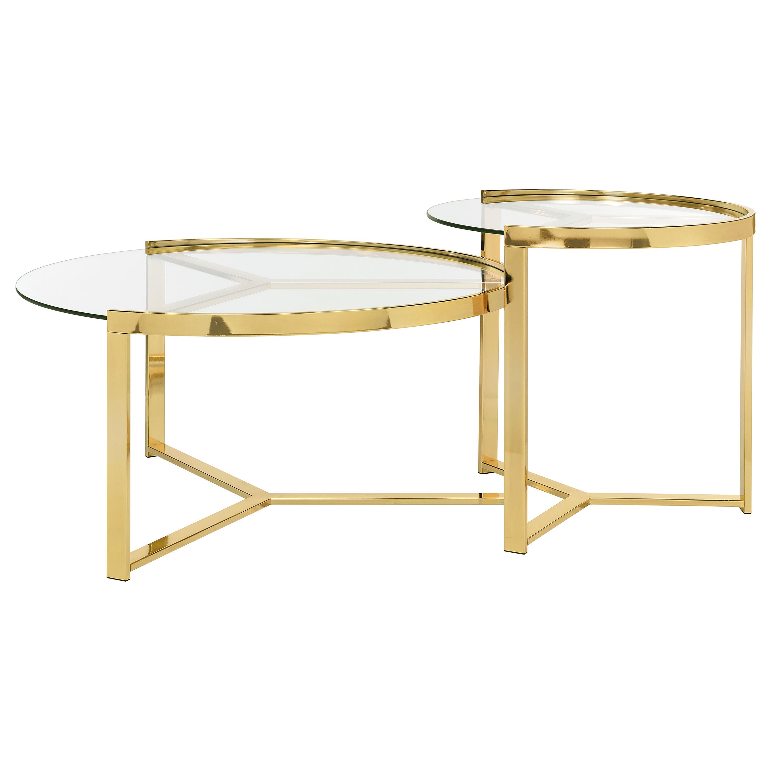 Delia Nesting Coffee Table - Ideal Furniture (Fresno,CA)