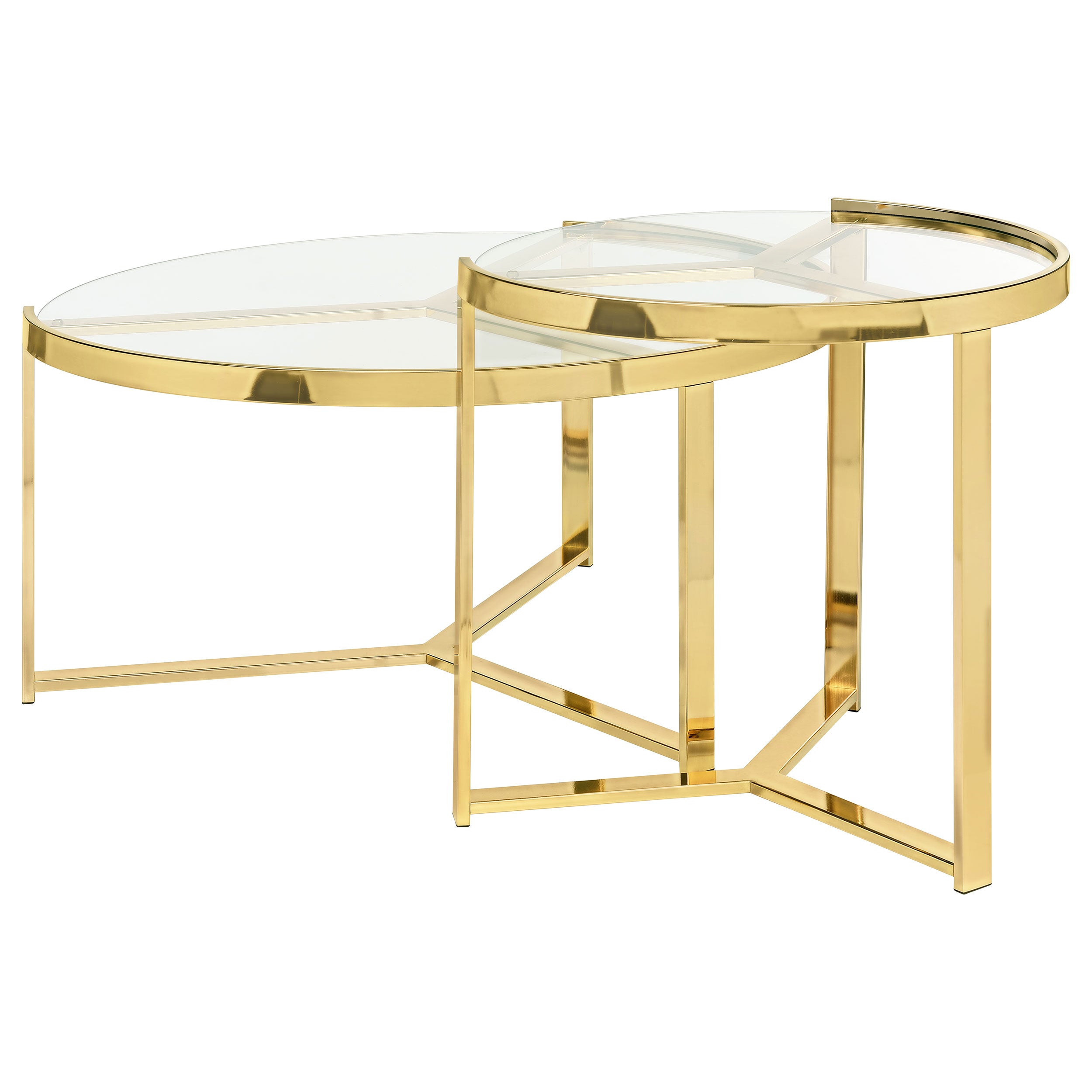 Delia Nesting Coffee Table - Ideal Furniture (Fresno,CA)
