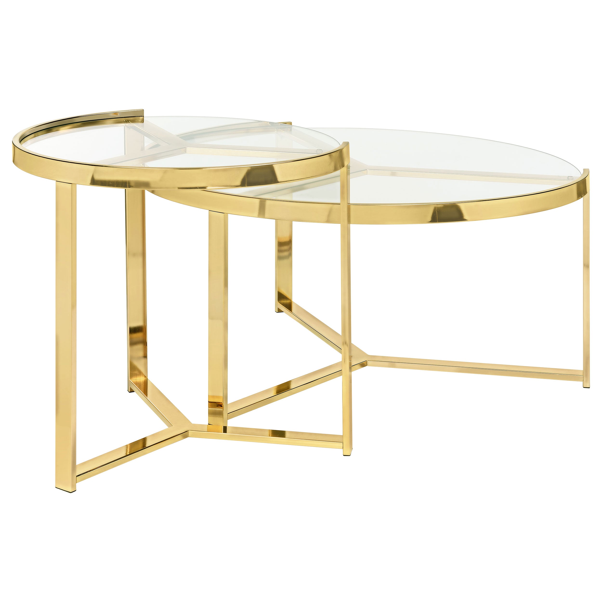 Delia Nesting Coffee Table - Ideal Furniture (Fresno,CA)