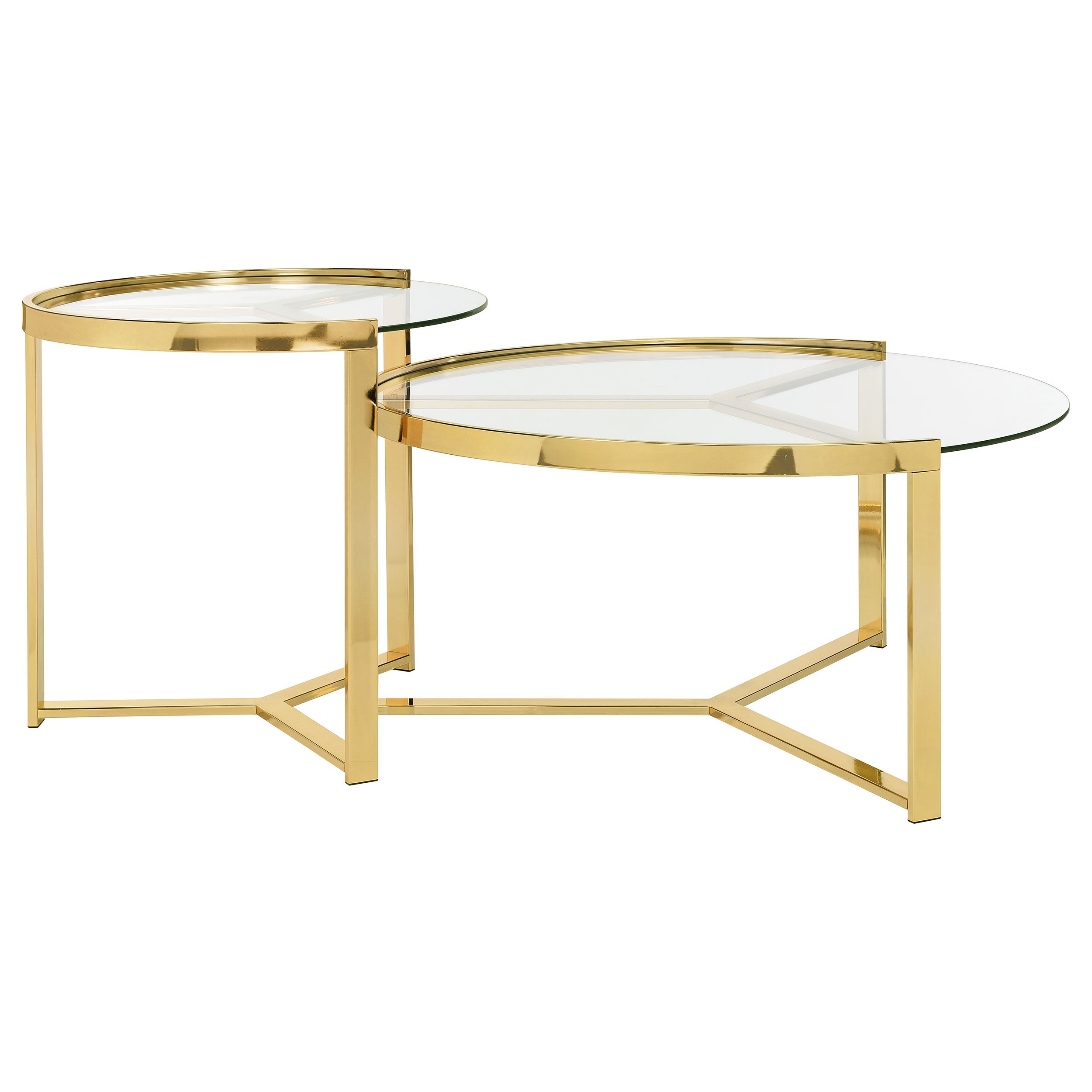 Delia Nesting Coffee Table - Ideal Furniture (Fresno,CA)